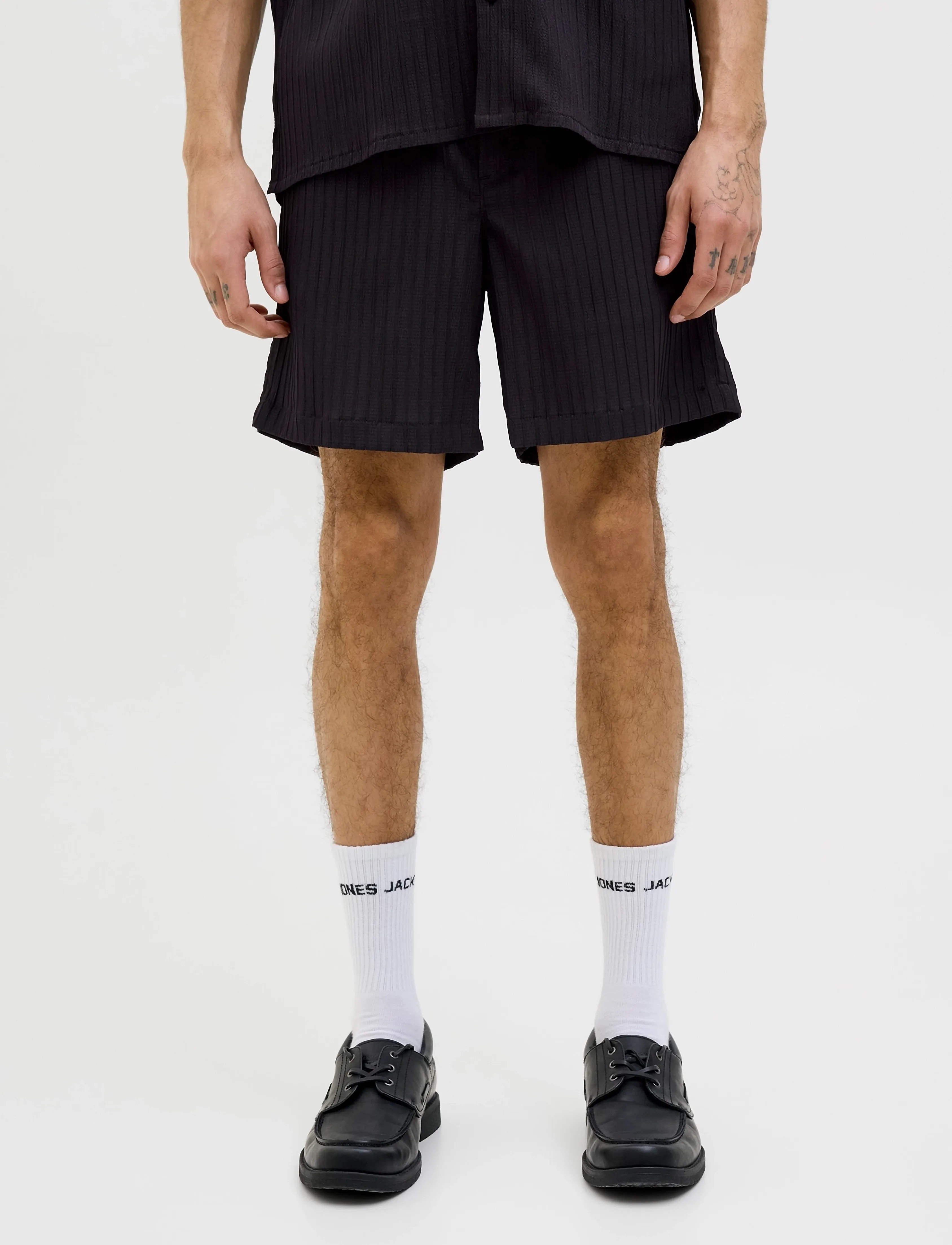 Jack & Jones Jpstjaiden Massimo Jogger Shorts Srt, S, Black, Shorts > Afslappet, Herre
