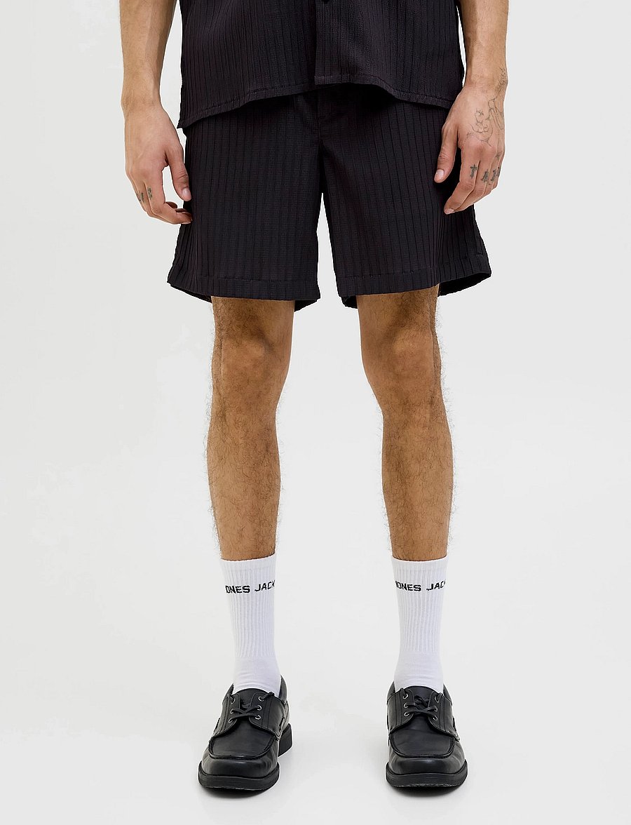 Jack & Jones - JPSTJAIDEN MASSIMO JOGGER SHORTS SRT - casual shorts - black - 0