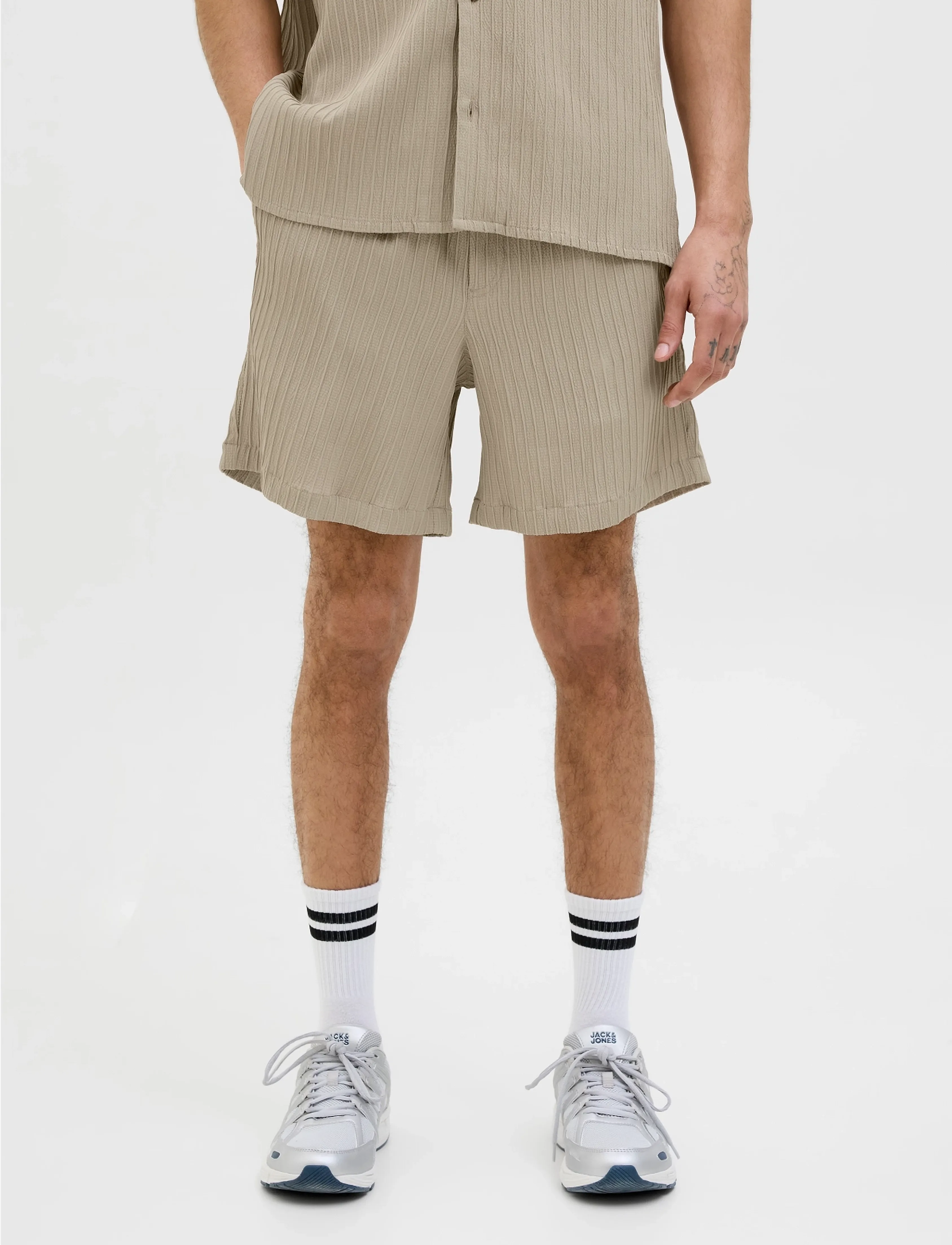 Jack & Jones - JPSTJAIDEN MASSIMO JOGGER SHORTS SRT - casual shorts - oxford tan - 5