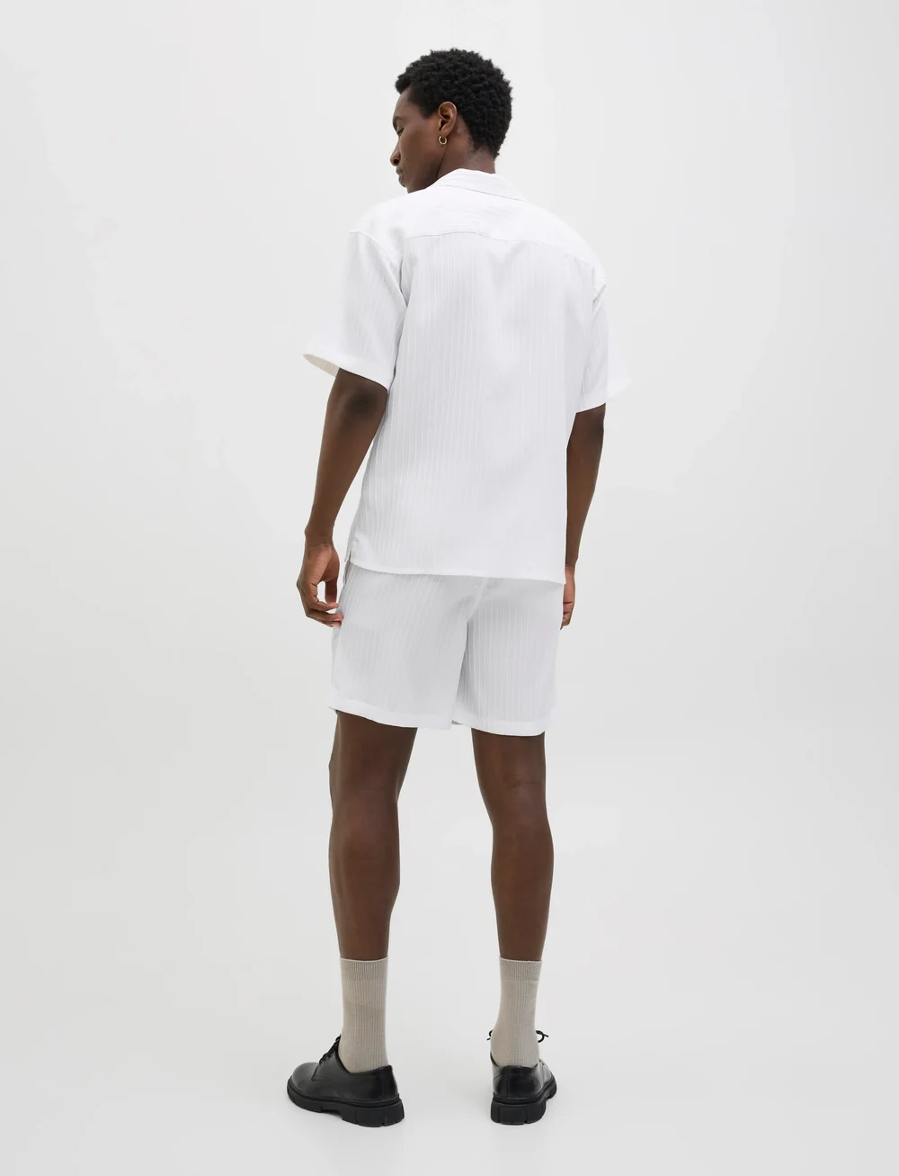 Jack & Jones - JPSTJAIDEN MASSIMO JOGGER SHORTS SRT - casual shorts - white - 3