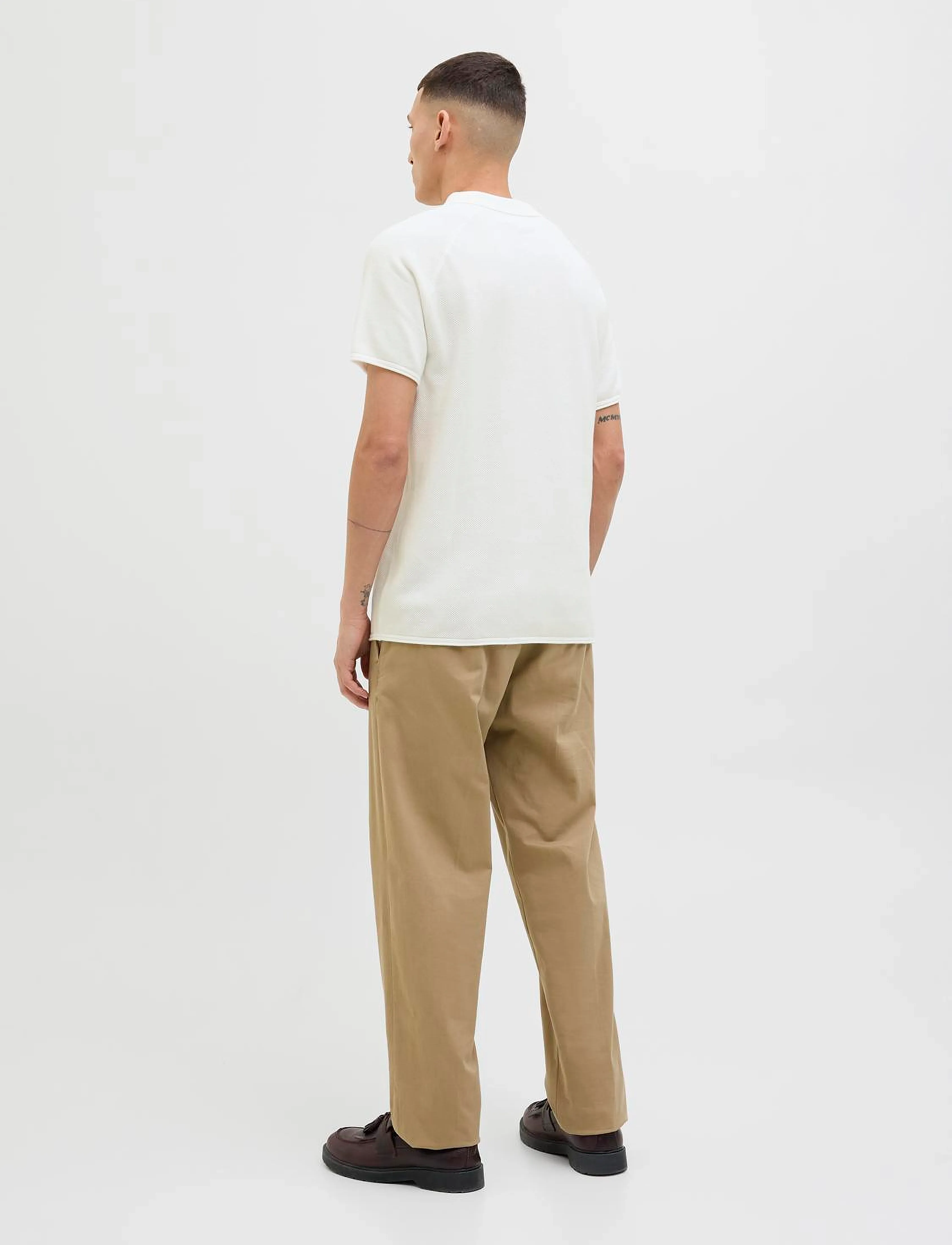 JACK & JONES Jjhill Knit Split Neck pikéer herr – bild 7