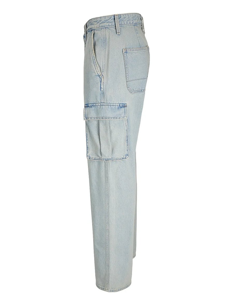 Jack & Jones - JJIALEX JJCARGO MF 311 STYD LN - „cargo" stiliaus kelnės - blue denim - 0