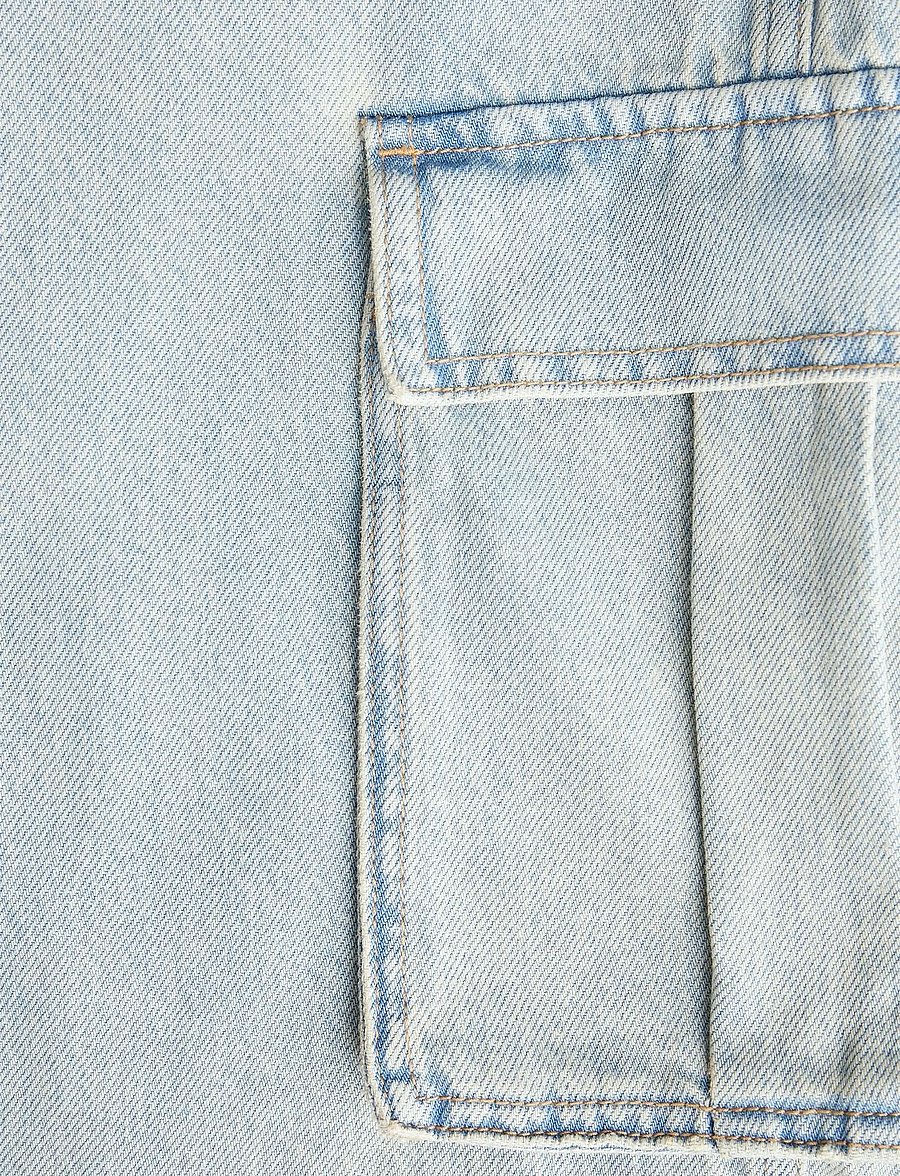 Jack & Jones - JJIALEX JJCARGO MF 311 STYD LN - „cargo" stiliaus kelnės - blue denim - 3