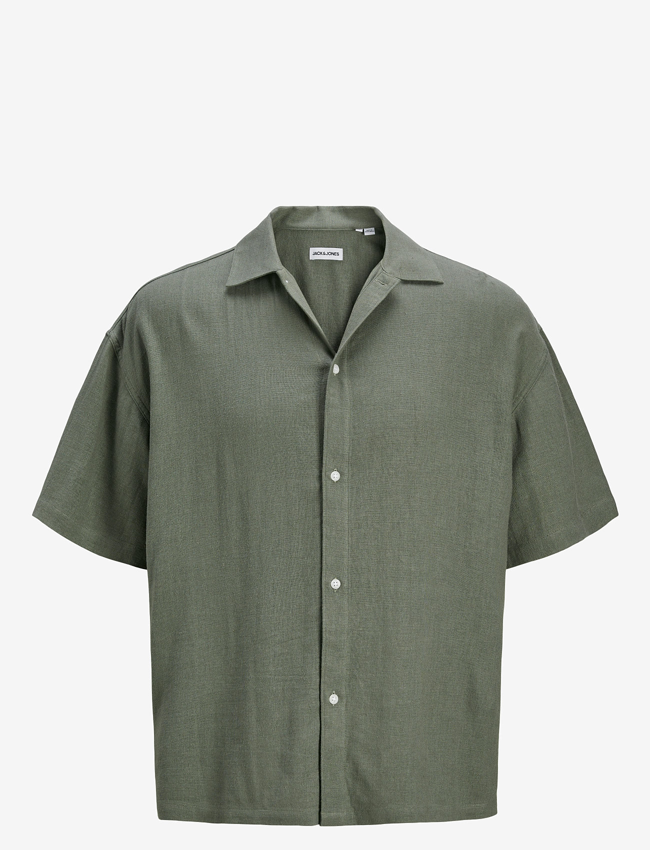 Jack & Jones - JJWAYNE SOLID RESORT SHIRT SS - lowest prices - agave green - 0