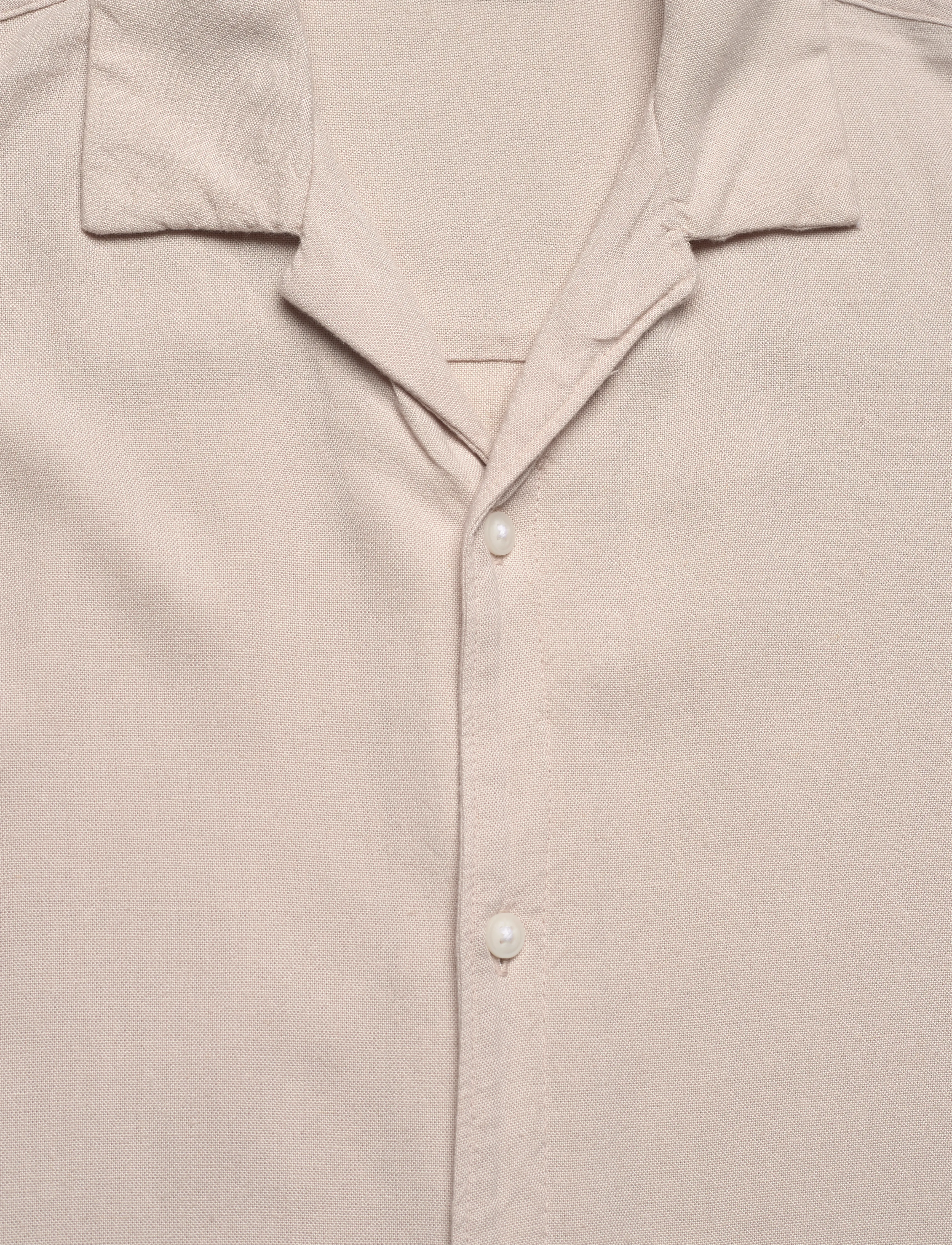 Jack & Jones - JJWAYNE SOLID RESORT SHIRT SS - laveste priser - moonbeam - 2