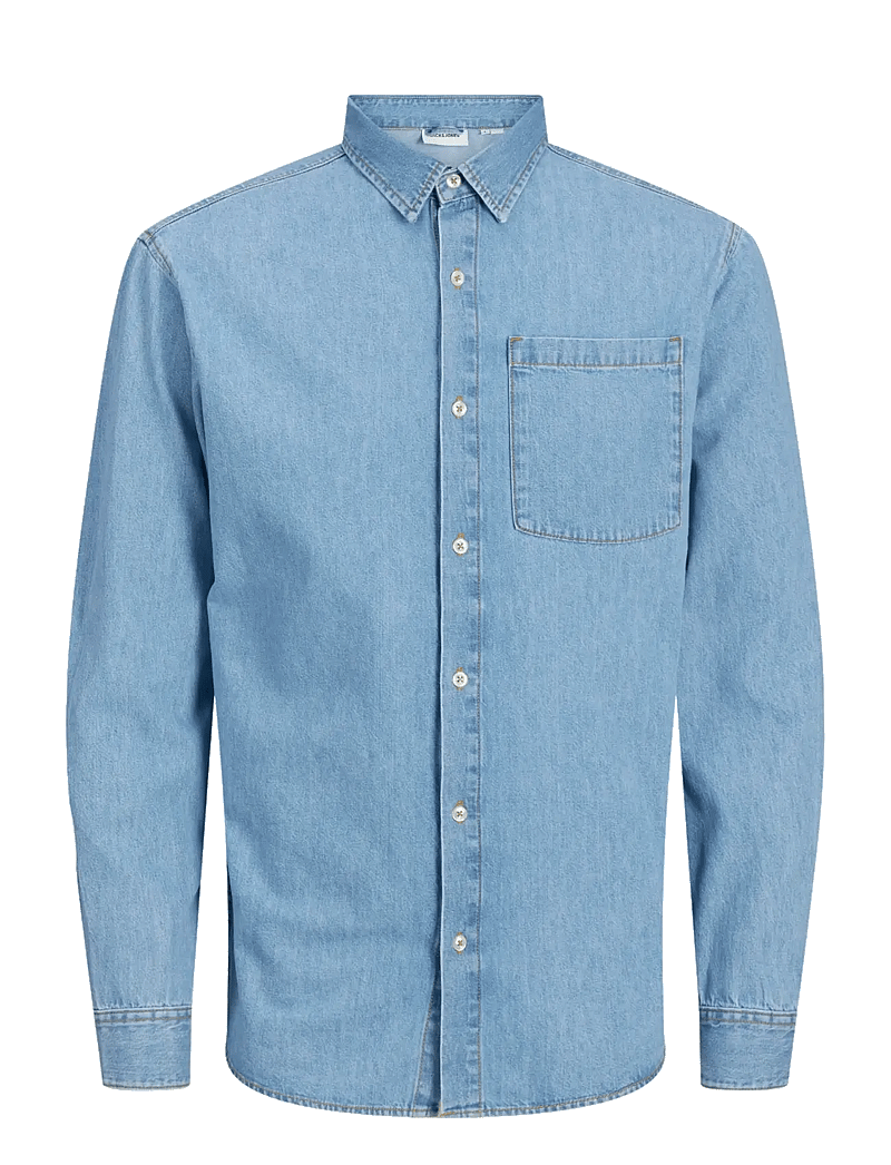Jack & Jones - JJICREEK JJSHIRT L/S AKM 596 NOOS - denimskjorter - blue denim - 1