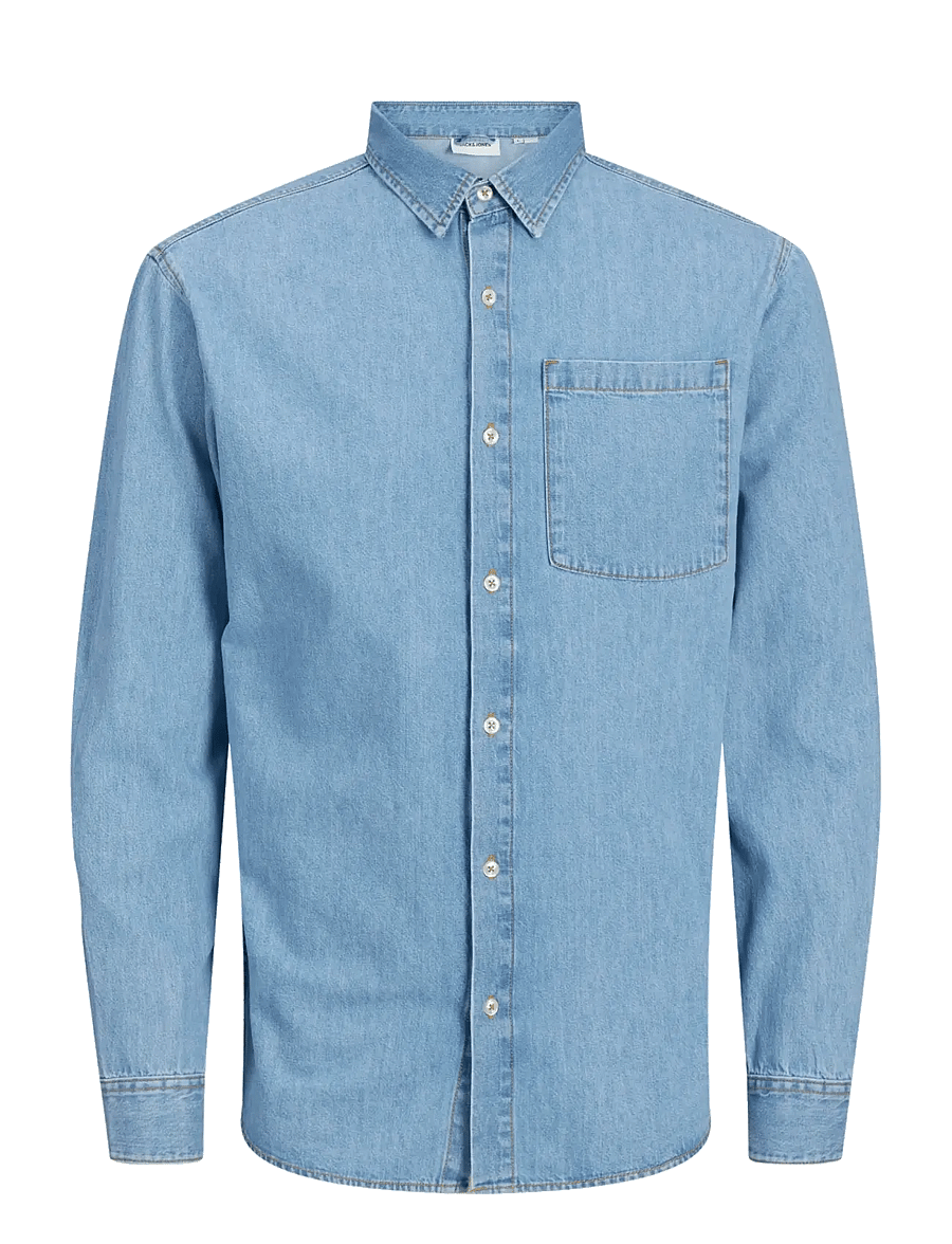 Jack & Jones - JJICREEK JJSHIRT L/S AKM 596 NOOS - chemises en jean - blue denim - 1