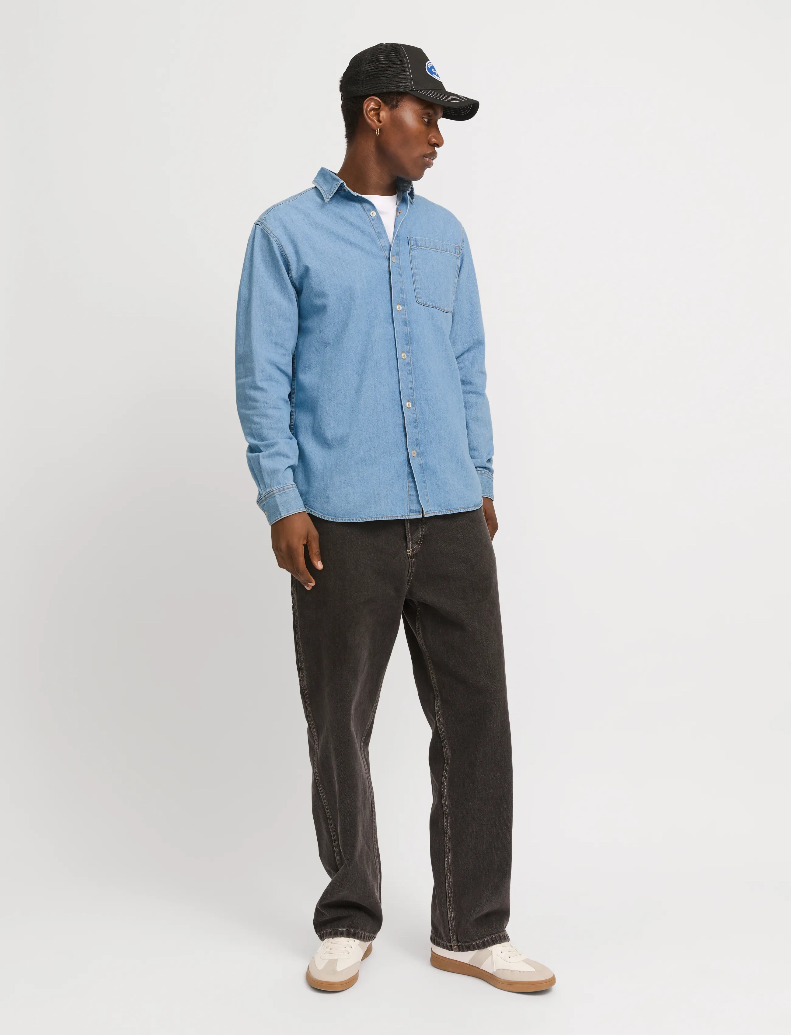 Jack & Jones - JJICREEK JJSHIRT L/S AKM 596 NOOS - denimskjorter - blue denim - 4