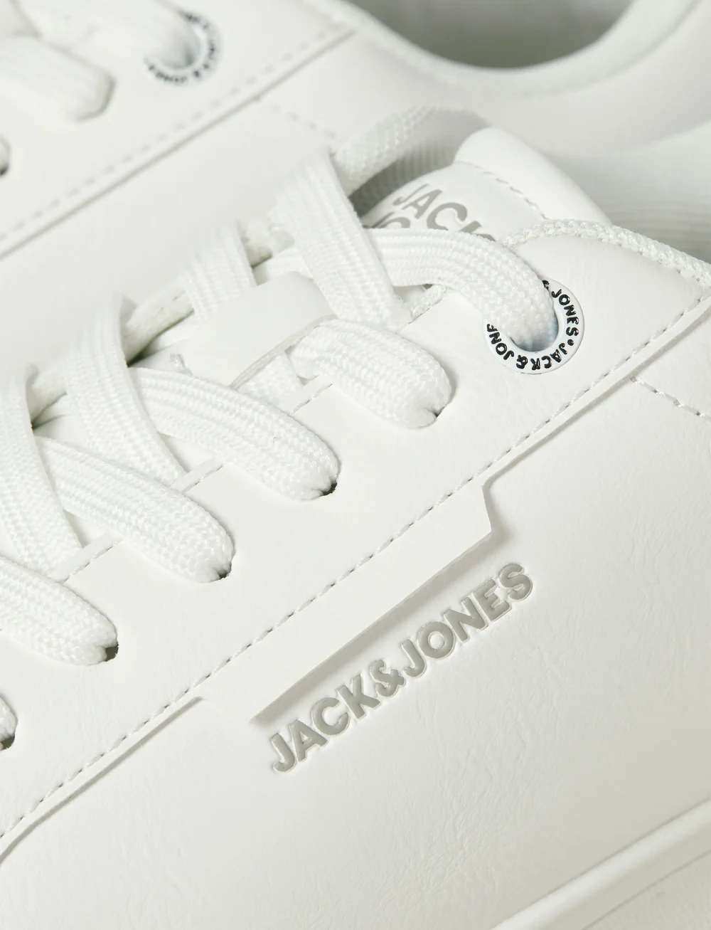 Jack & Jones - JFWSHANE PU - laisvalaikio batai žemu aulu - bright white - 4