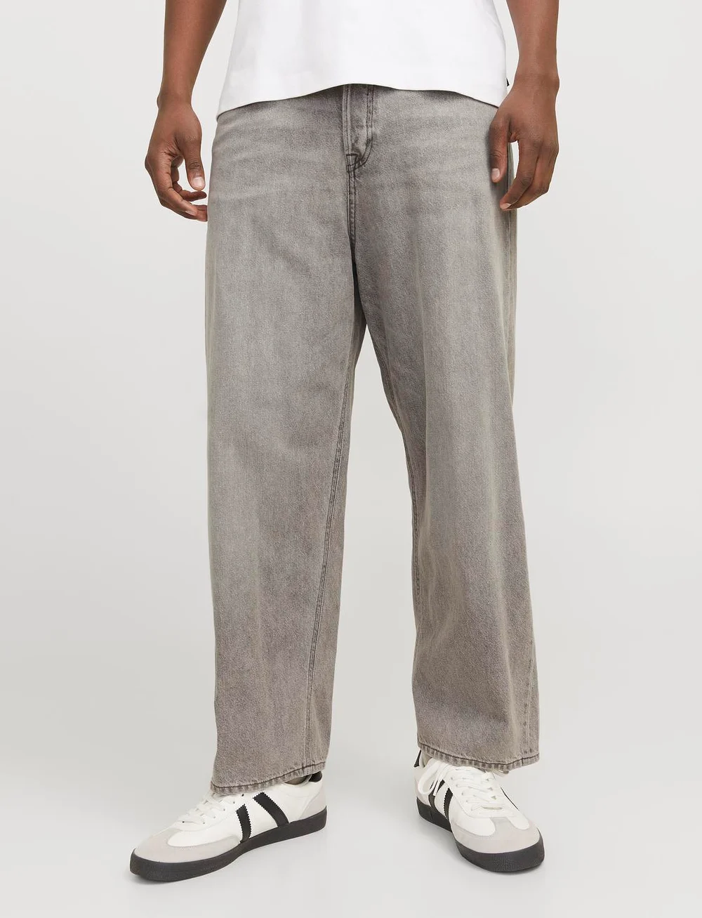 Jack & Jones - JJIRON JJORIGNAL SQ 449 - loose jeans - grey denim - 3