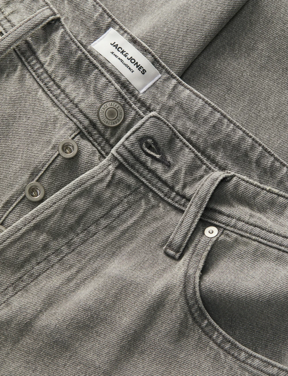 Jack & Jones - JJIRON JJORIGNAL SQ 449 - loose jeans - grey denim - 4