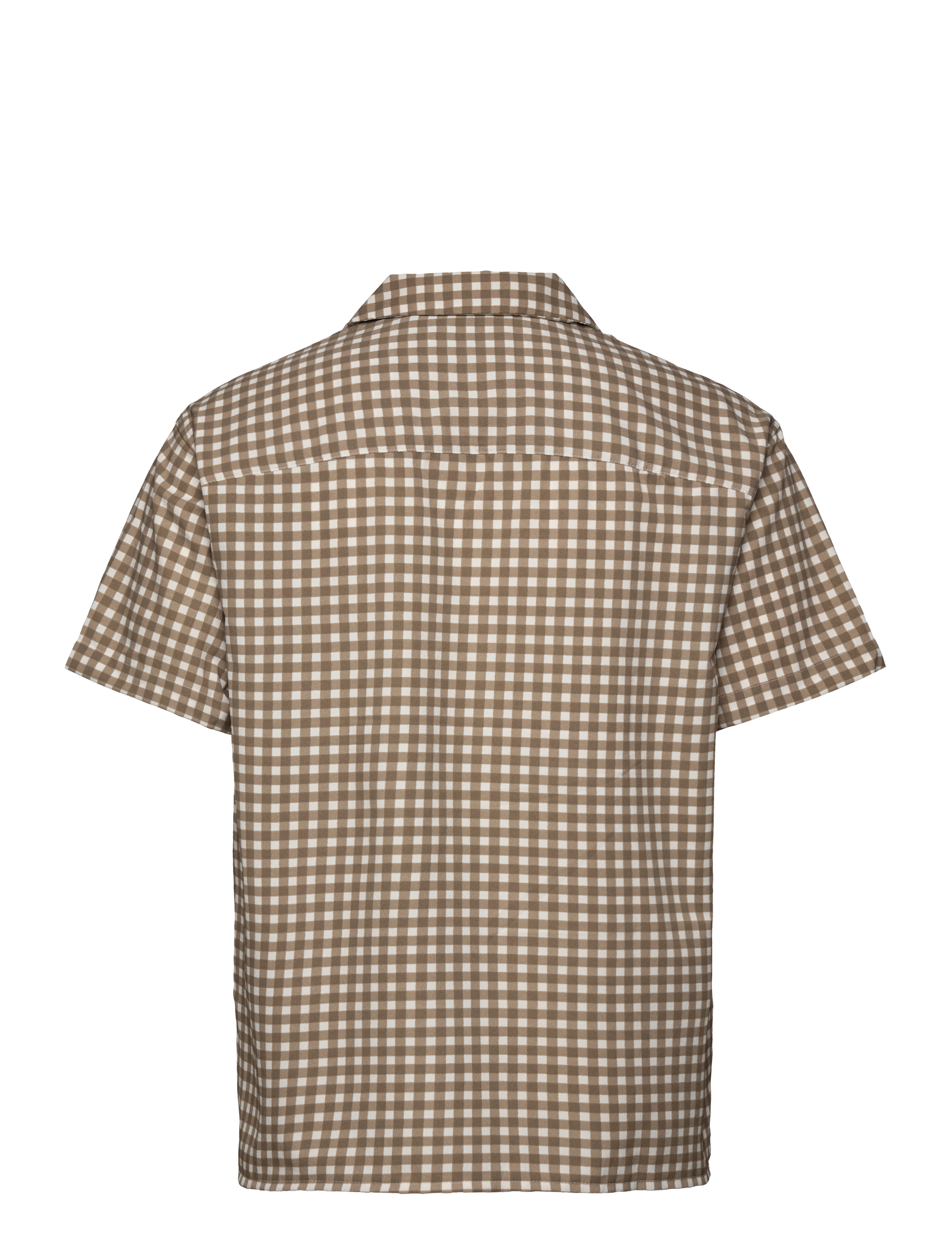 Jack & Jones - JORJEFF JACQUARD SHIRT SS LN STYD24 - kortærmede skjorter - cloud dancer - 1
