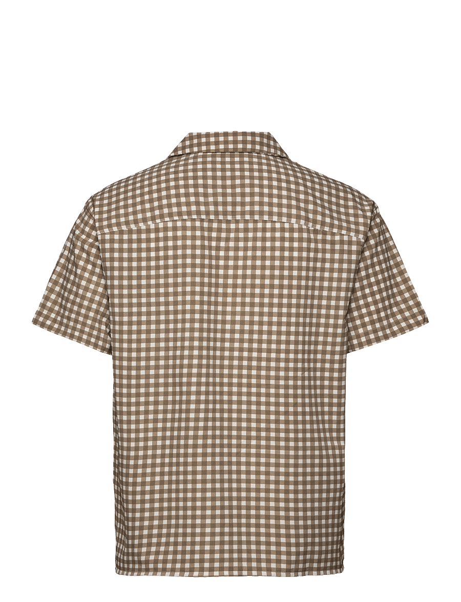 Jack & Jones - JORJEFF JACQUARD SHIRT SS LN STYD24 - kortærmede skjorter - cloud dancer - 1