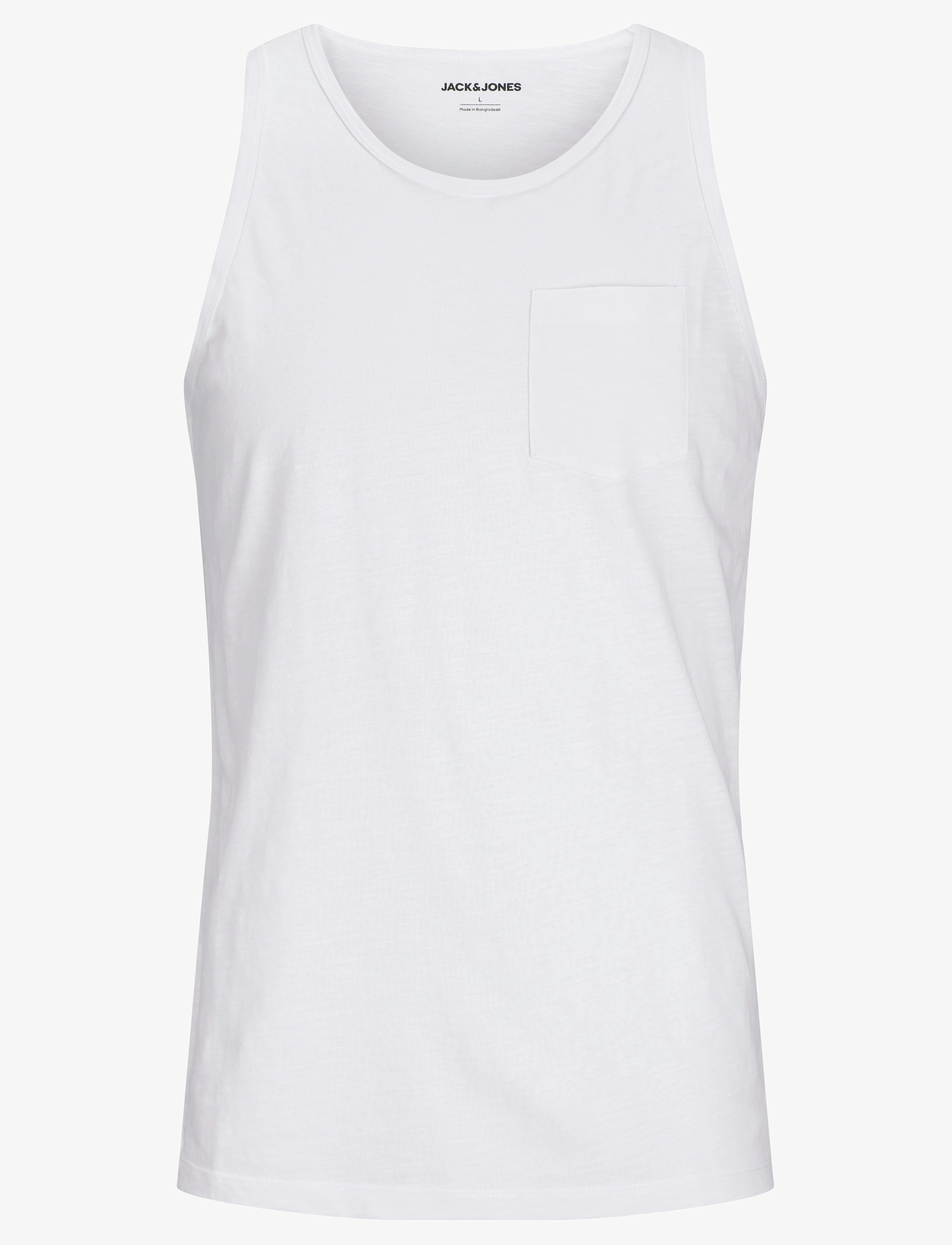 Jack & Jones - JJJAKE TAMPA POCKET SLUB TANKTOP - white - 1