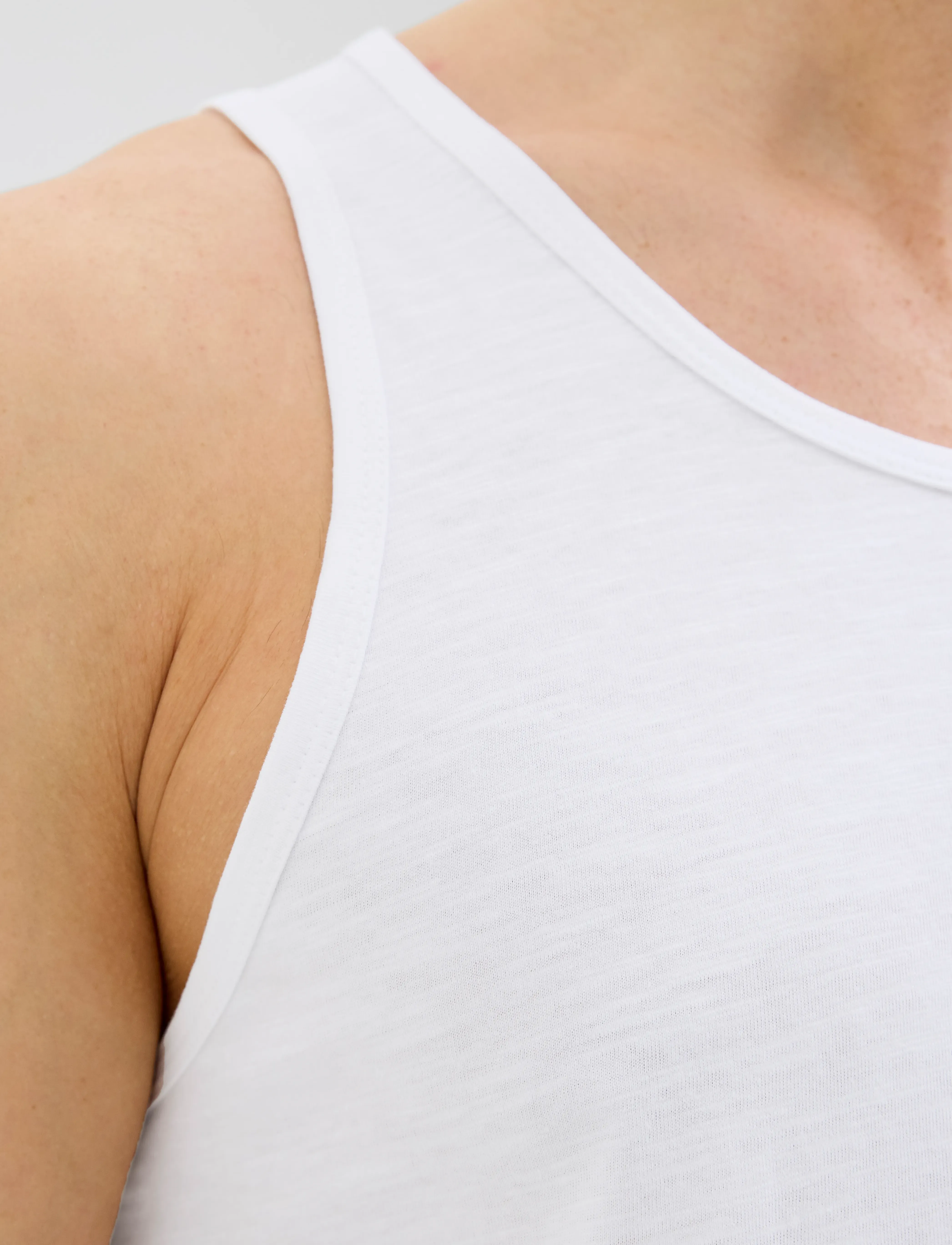 Jack & Jones - JJJAKE TAMPA POCKET SLUB TANKTOP - white - 4
