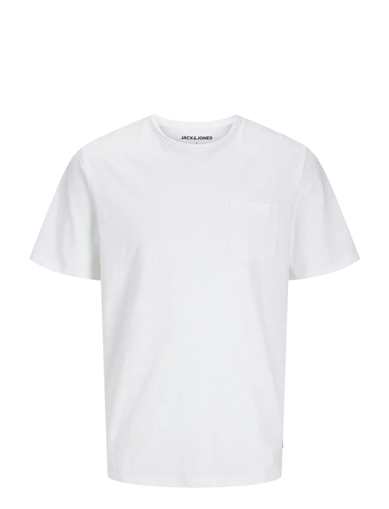 JJJAKE TAMPA POCKET TEE SS CREW NECK - WHITE