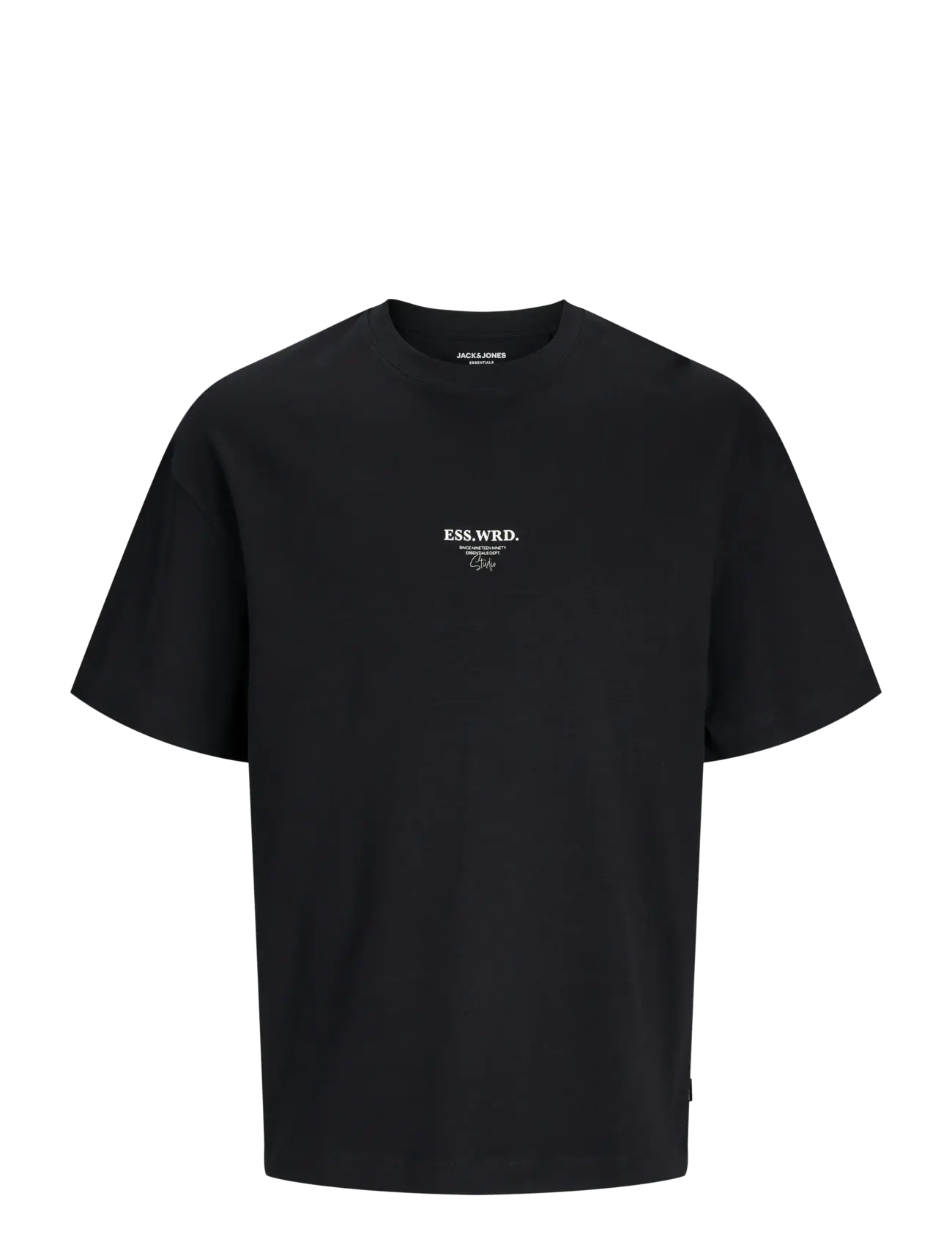 Jack & Jones JJEURBAN EDGE STUDIO TEE SS O-NECK NOOS - Marškinėliai - BLACK / black