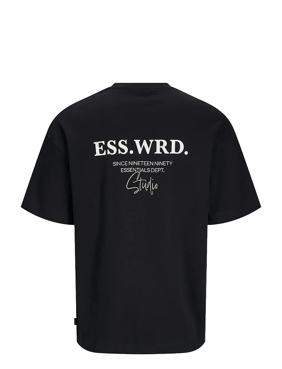 Jack & Jones - JJEURBAN EDGE STUDIO TEE SS O-NECK NOOS - kortærmede t-shirts - black - 2