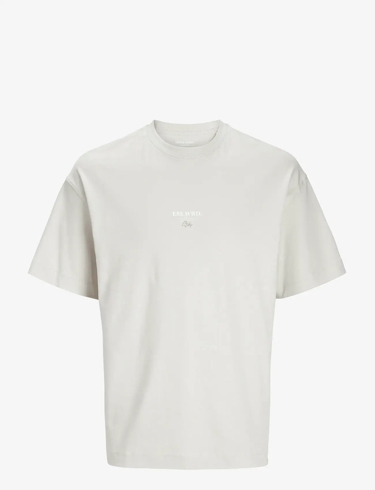 Jack & Jones - JJEURBAN EDGE STUDIO TEE SS O-NECK NOOS - kortærmede t-shirts - moonbeam - 1