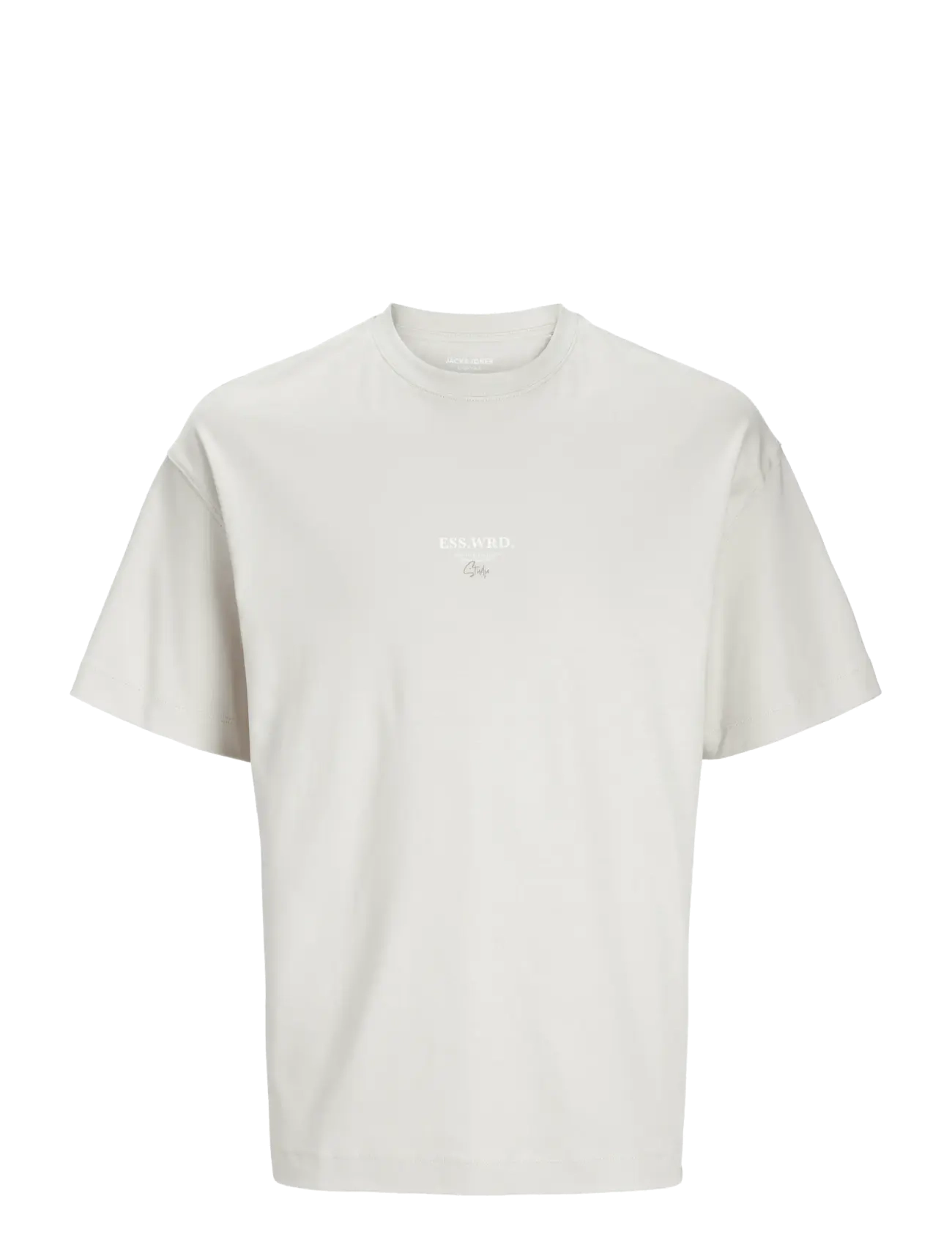 JJEURBAN EDGE STUDIO TEE SS O-NECK NOOS - MOONBEAM
