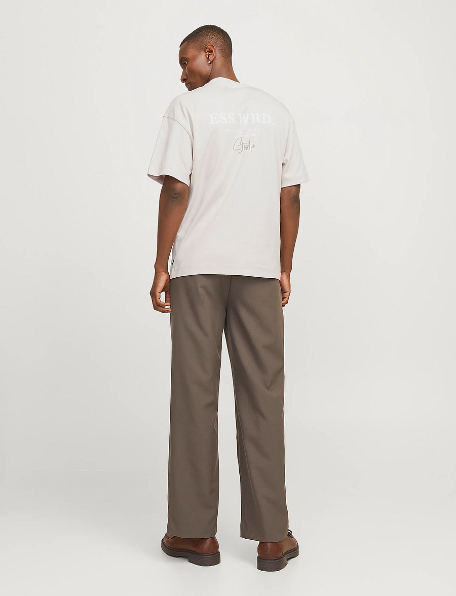 Jack & Jones - JJEURBAN EDGE STUDIO TEE SS O-NECK NOOS - kurzärmelig - moonbeam - 3
