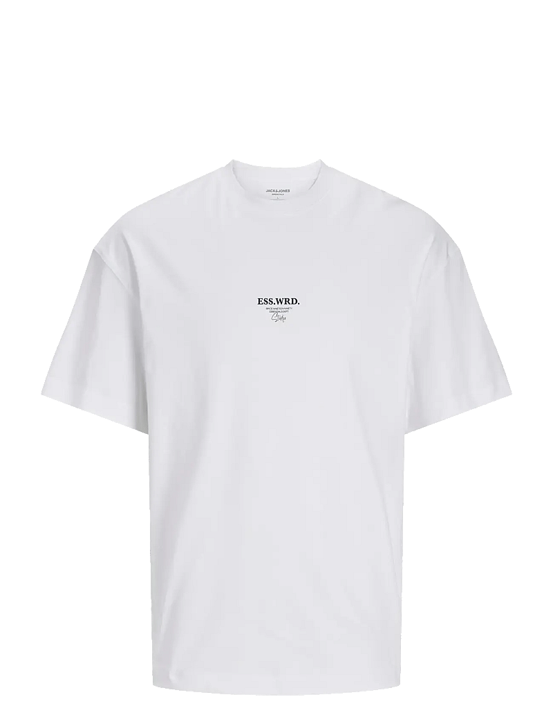 Jack & Jones - JJEURBAN EDGE STUDIO TEE SS O-NECK NOOS - short-sleeved t-shirts - white - 1