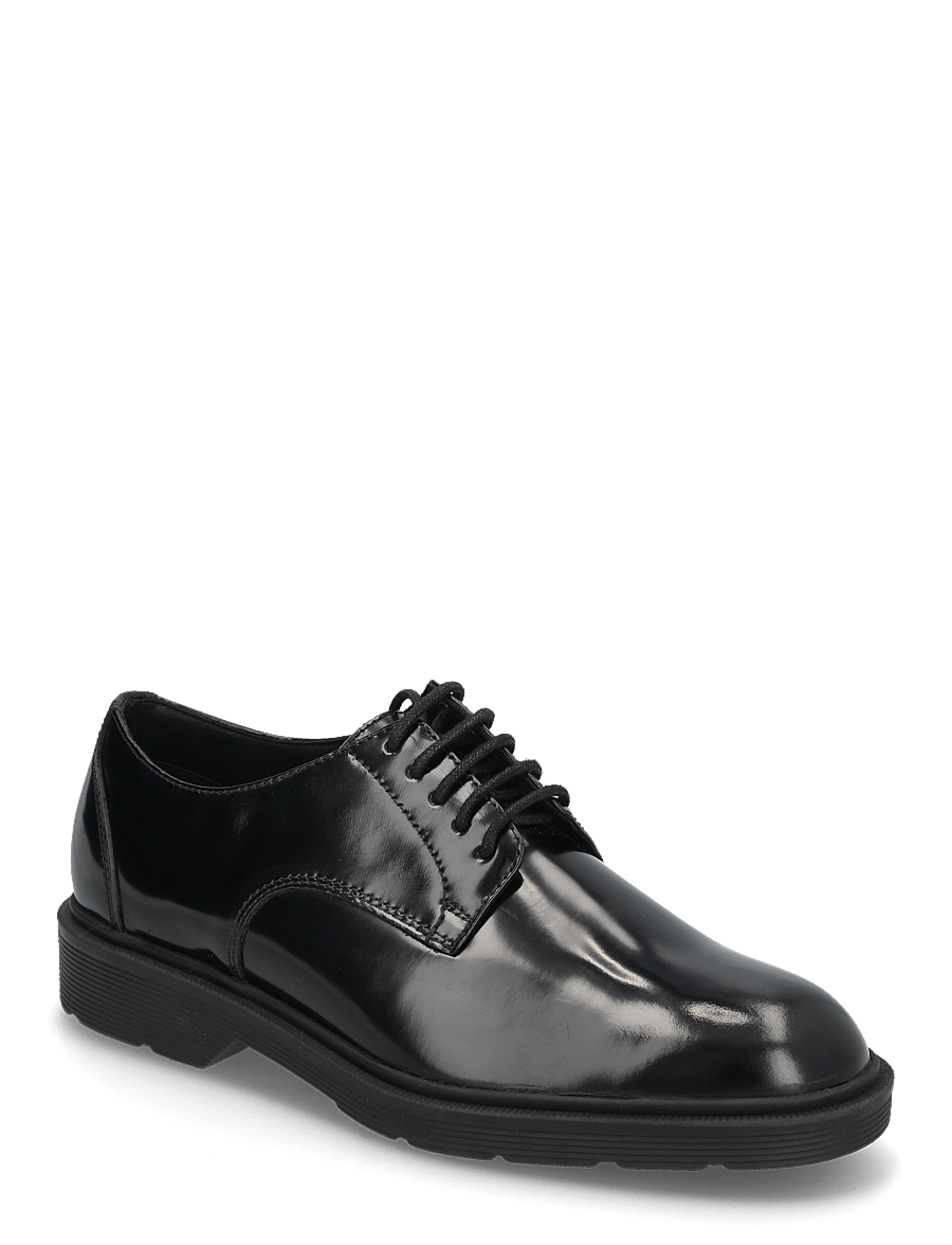 Jack & Jones - JFWDAX LEATHER LACE STYD NOOS - derby kingad - anthracite - 1