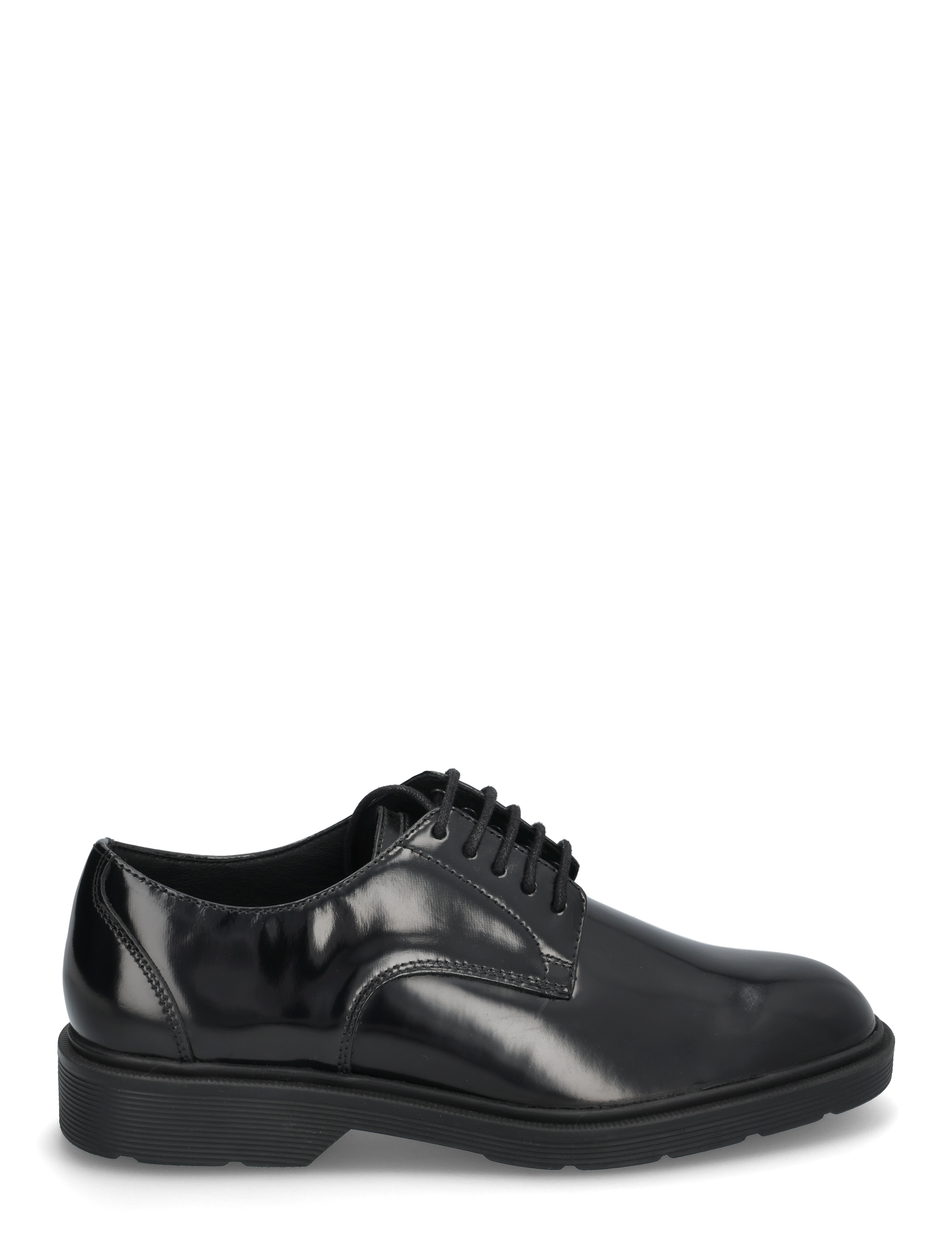 Jack & Jones - JFWDAX LEATHER LACE STYD NOOS - derby kingad - anthracite - 2