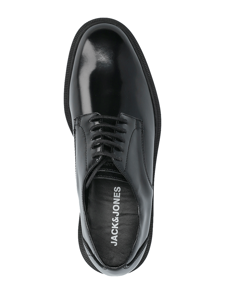 Jack & Jones - JFWDAX LEATHER LACE STYD NOOS - derby kingad - anthracite - 4
