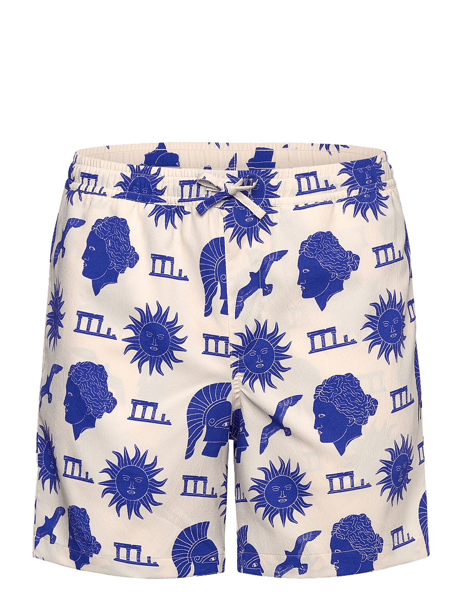 Jack & Jones - JPSTJAIDEN JJJACQUARD JOGGER SHORT STYD - casual shorts - antique white - 0