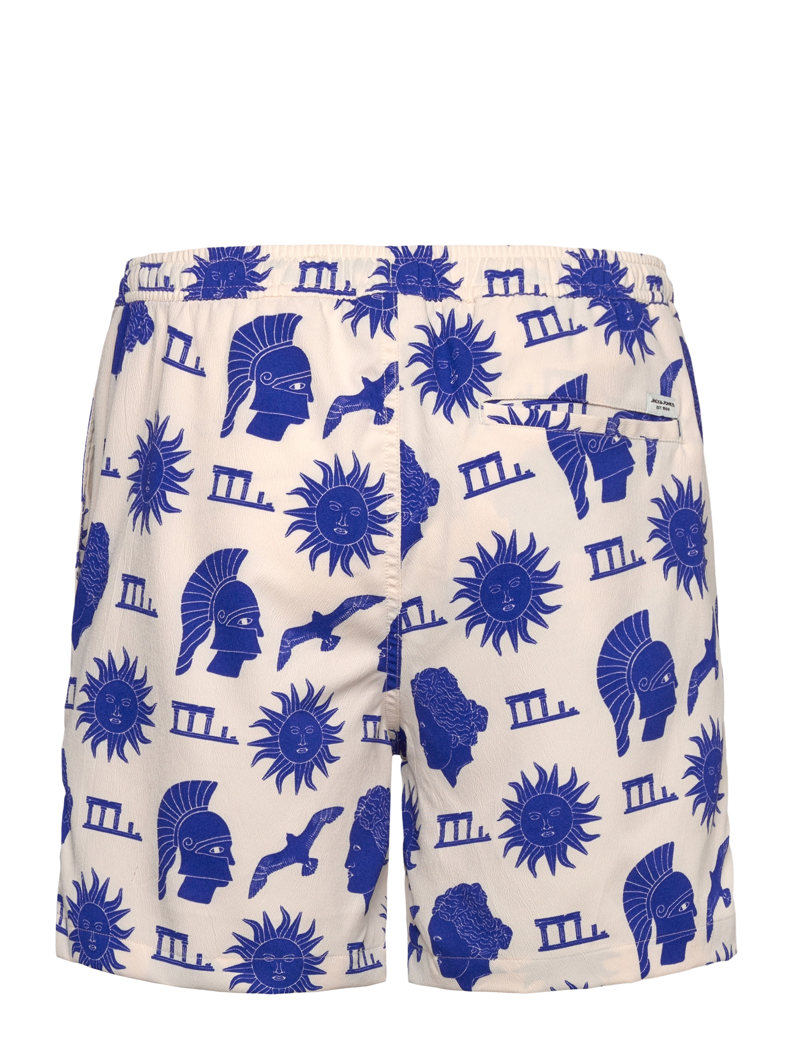 Jack & Jones - JPSTJAIDEN JJJACQUARD JOGGER SHORT STYD - casual shorts - antique white - 1