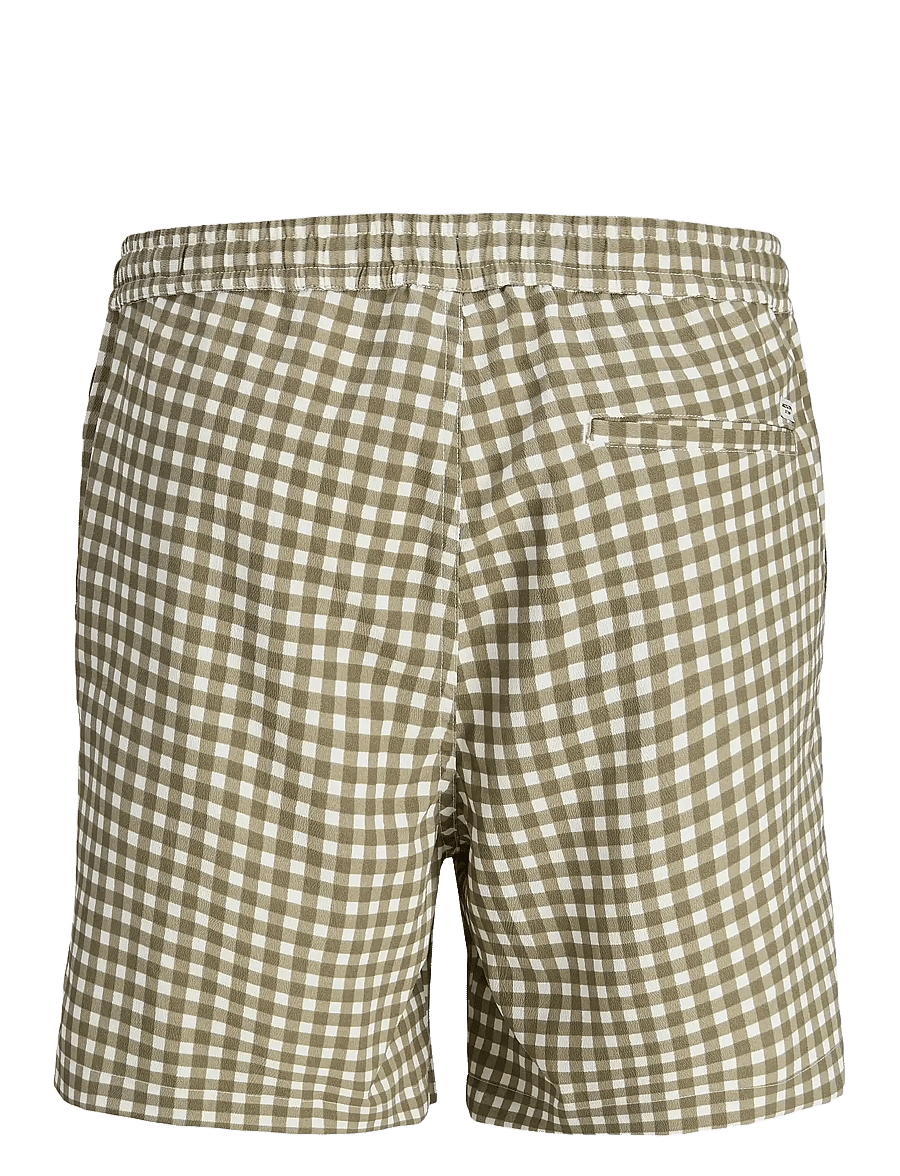 Jack & Jones - JPSTJAIDEN JJJACQUARD JOGGER SHORT STYD - freizeitshorts - cloud dancer - 1