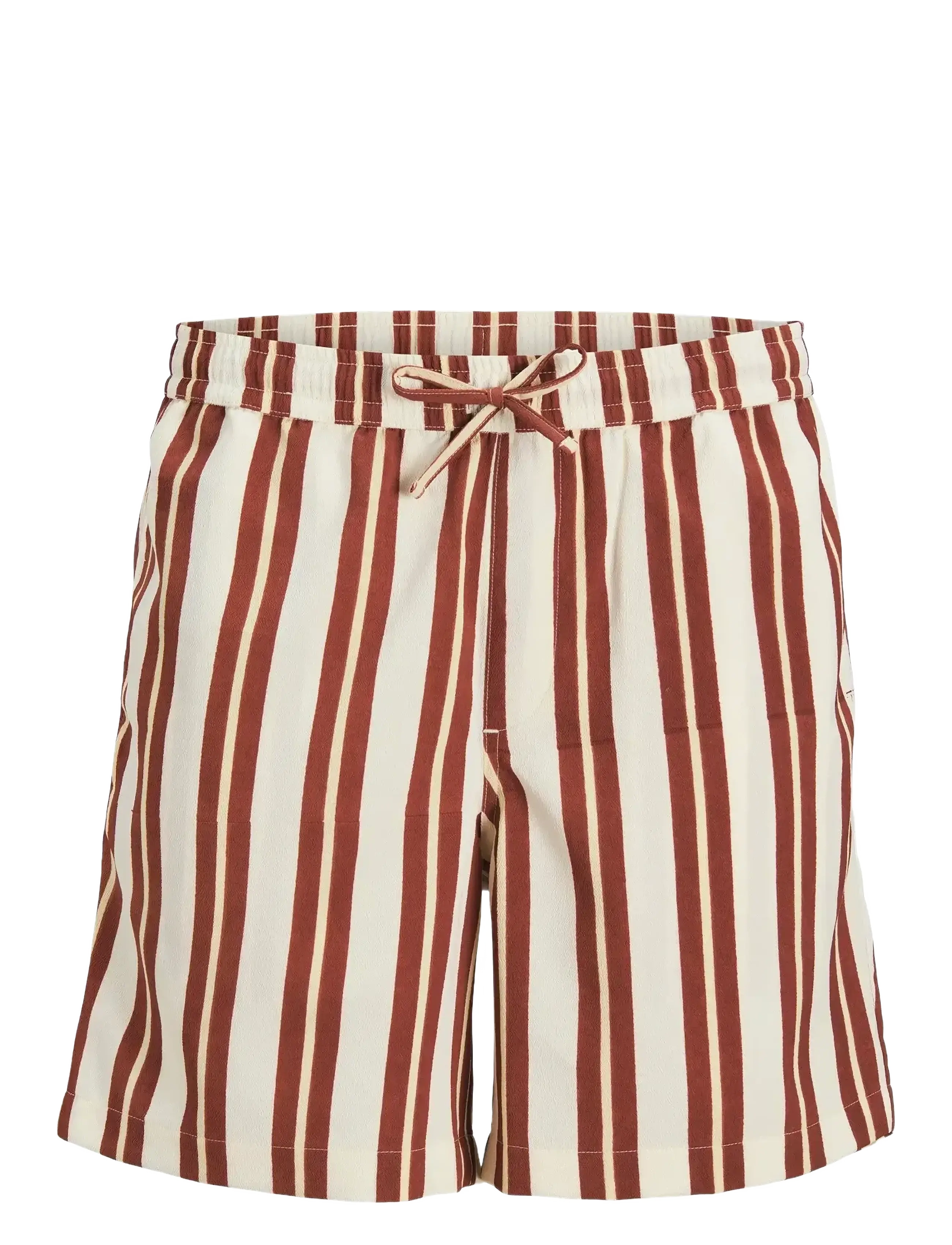 JACK & JONES Jpstjaiden Jjjacquard Jogger Kurz Styd Weiß - S - Herren