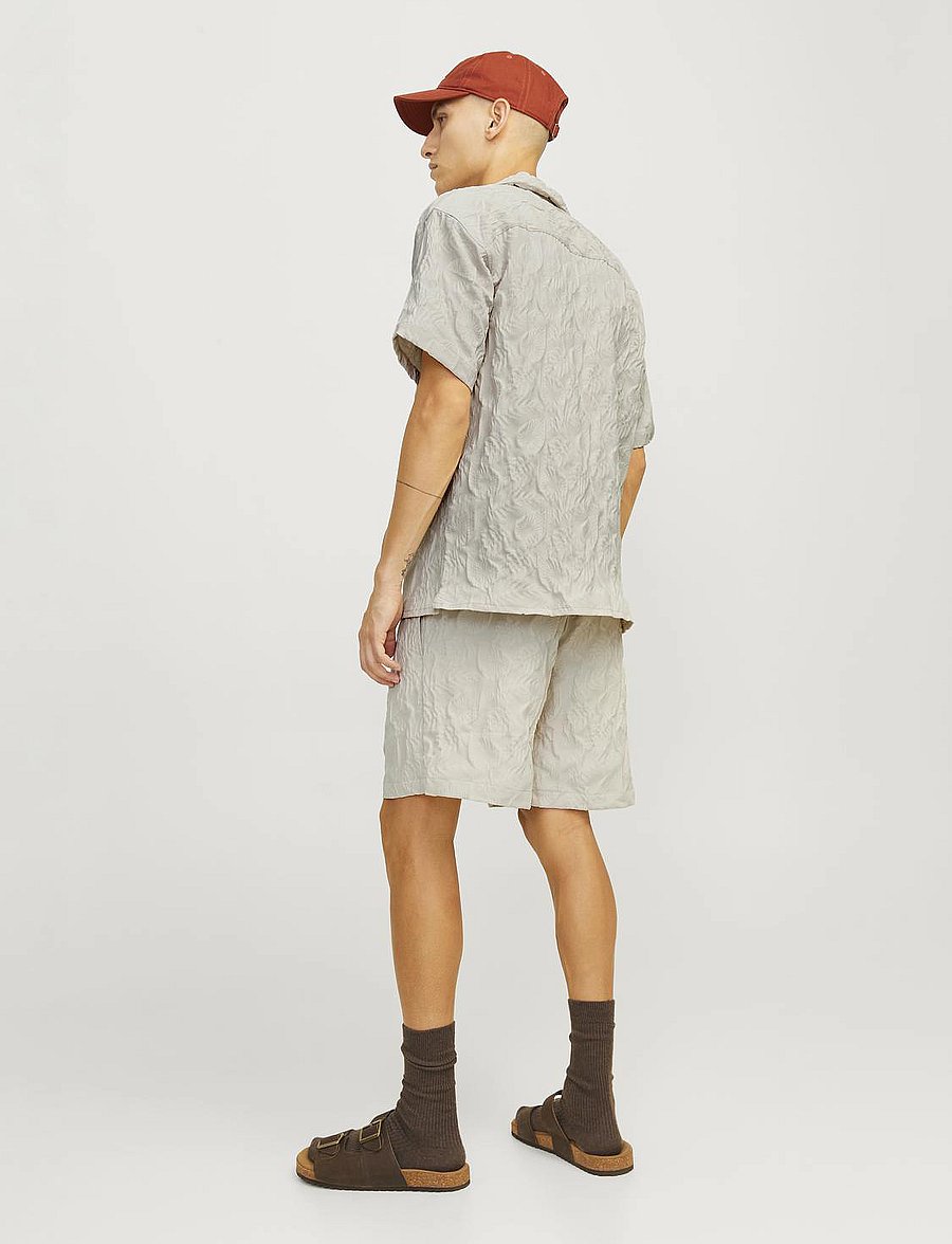 Jack & Jones - JPSTJAIDEN JJJACQUARD JOGGER SHORT STYD - casual shorts - moonbeam - 3