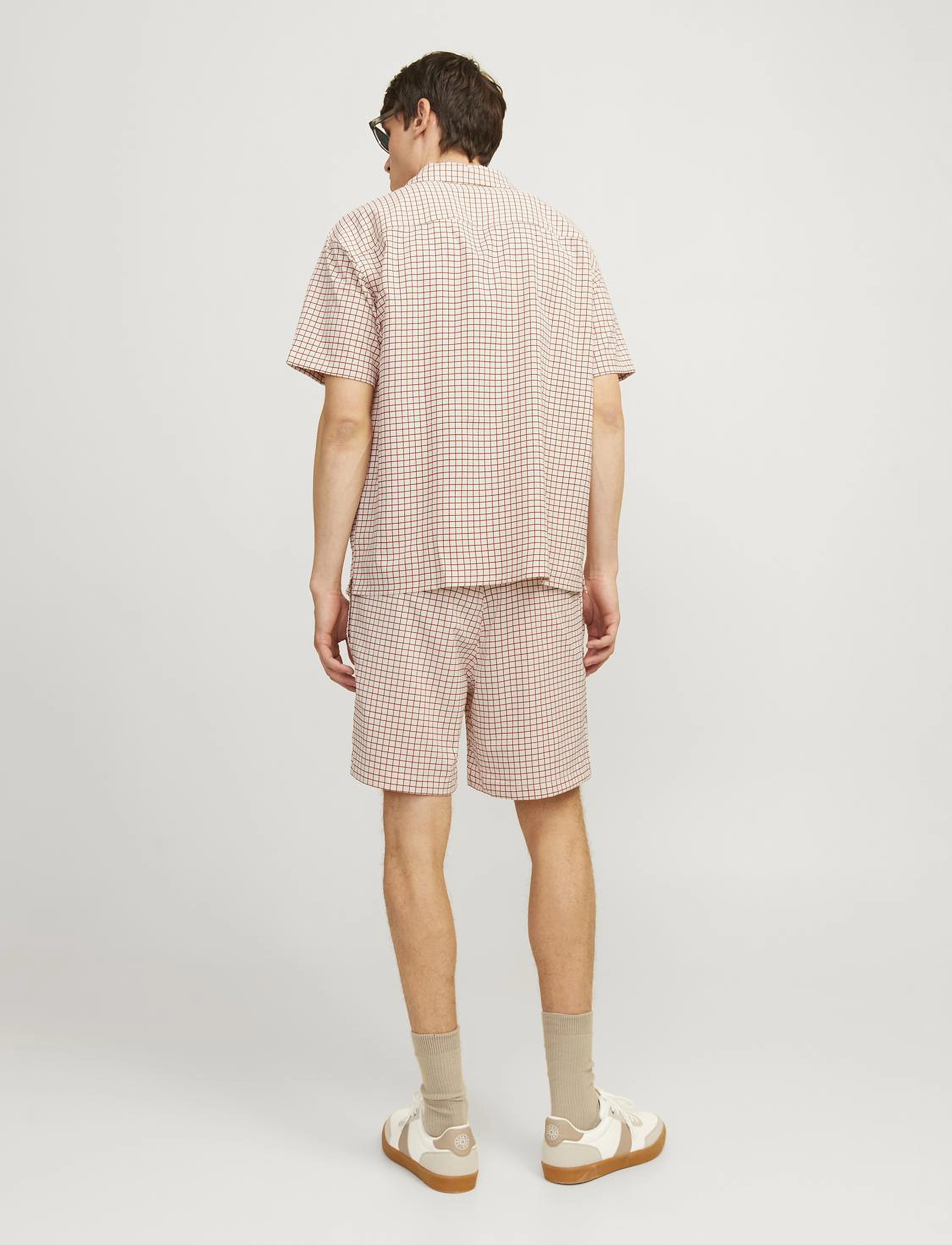 Jack & Jones - JPSTJAIDEN JJJACQUARD JOGGER SHORT STYD - casual shorts - moonbeam - 3