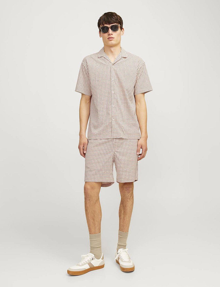 Jack & Jones - JPSTJAIDEN JJJACQUARD JOGGER SHORT STYD - casual shorts - moonbeam - 5