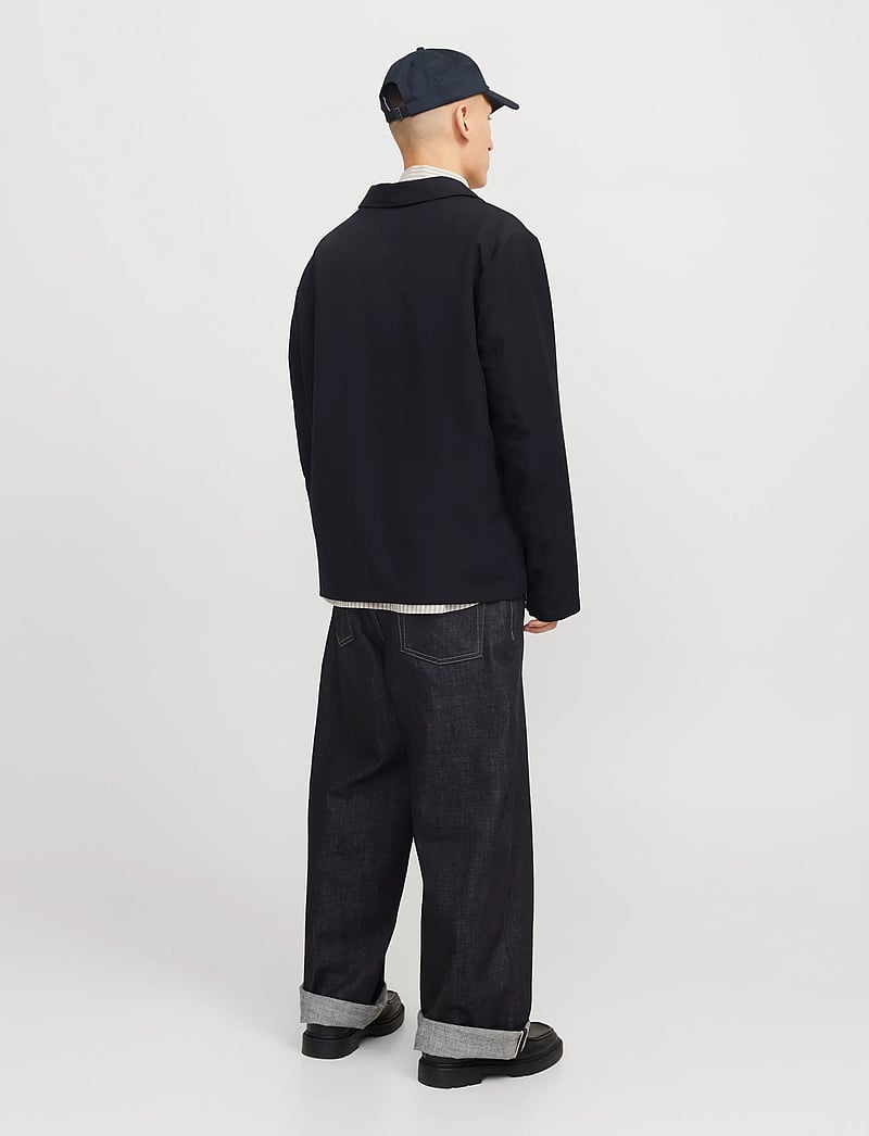 Jack & Jones - JJEPERFECT SHACKET SN - frühlingsjacken - black - 2