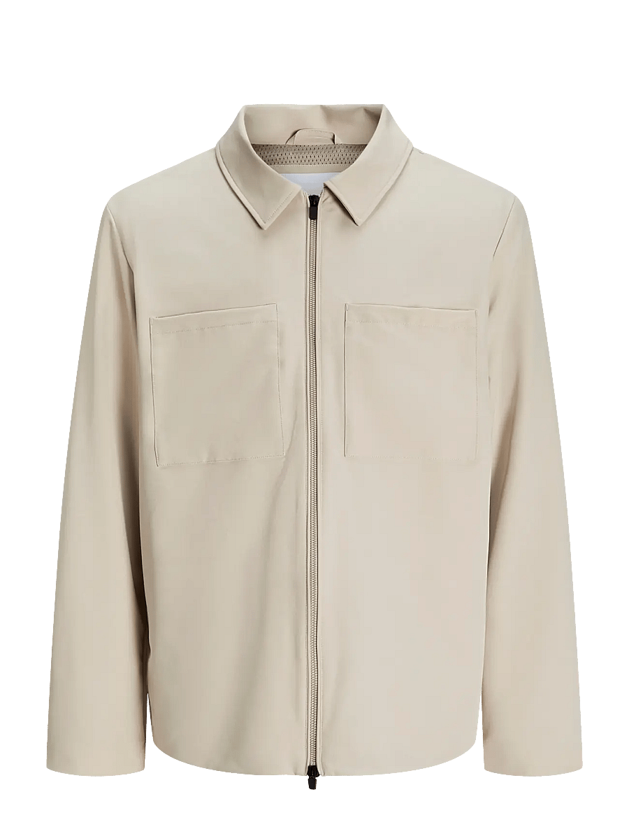 Jack & Jones - JJEPERFECT SHACKET SN - forårsjakker - moonbeam - 1