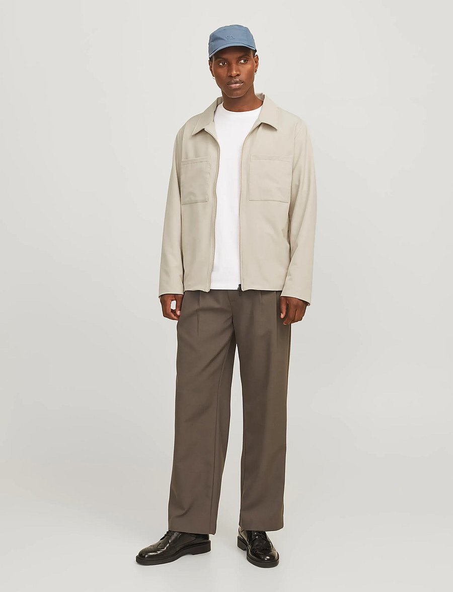 Jack & Jones - JJEPERFECT SHACKET SN - forårsjakker - moonbeam - 3