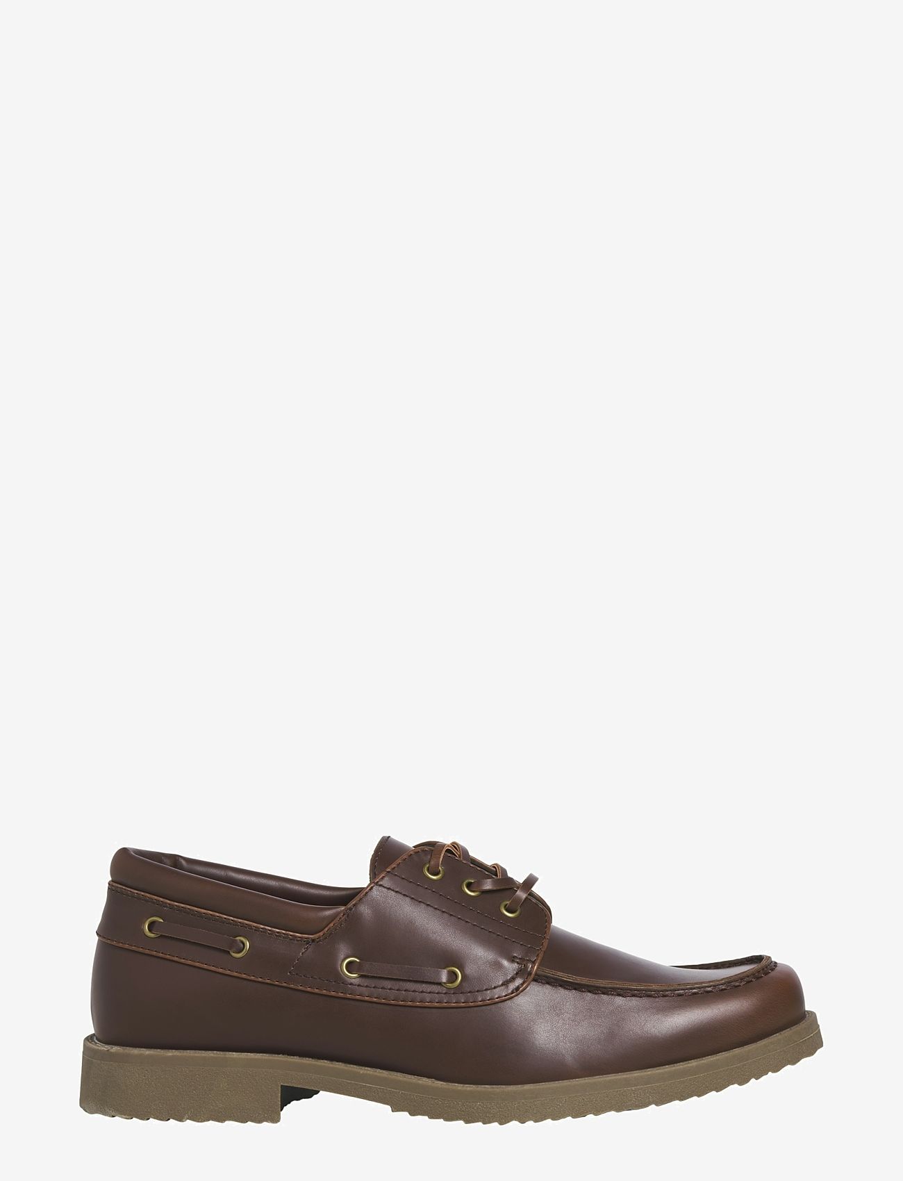 Jack & Jones - JFWDARTMOOR PU BOAT SHOE - collections - brandy brown - 1