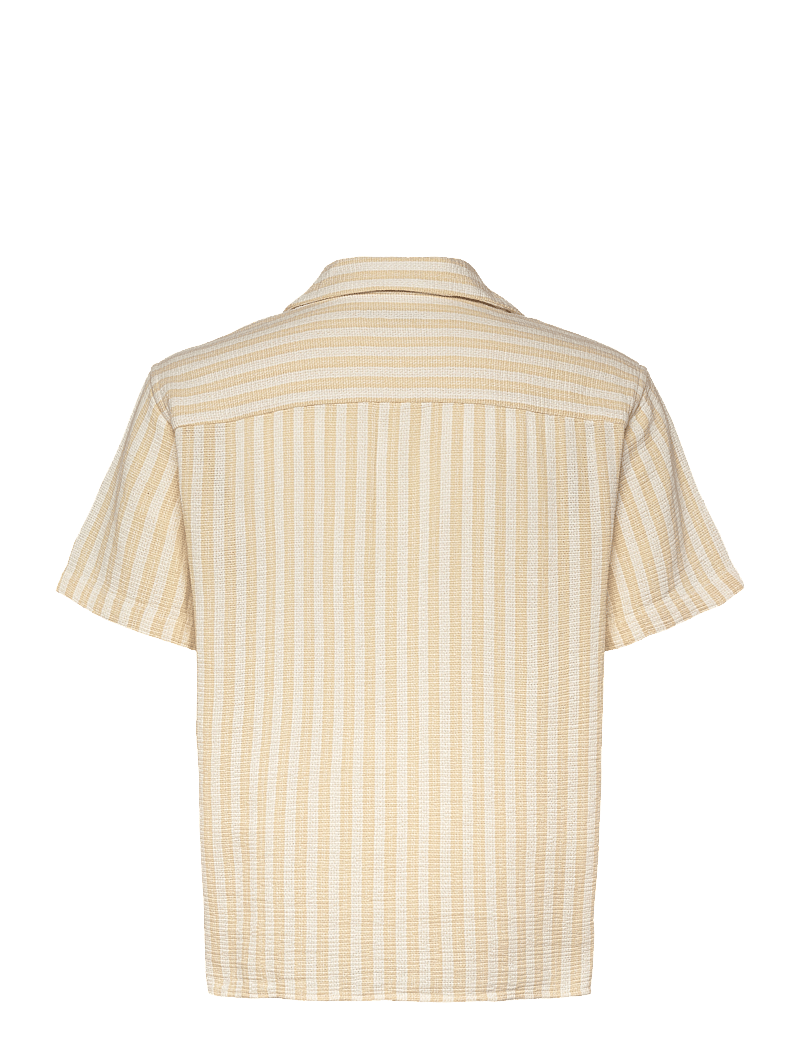 Jack & Jones - JJECOBA STRIPE RESORT SHIRT SS SN - krótki rękaw - fields of rye - 2