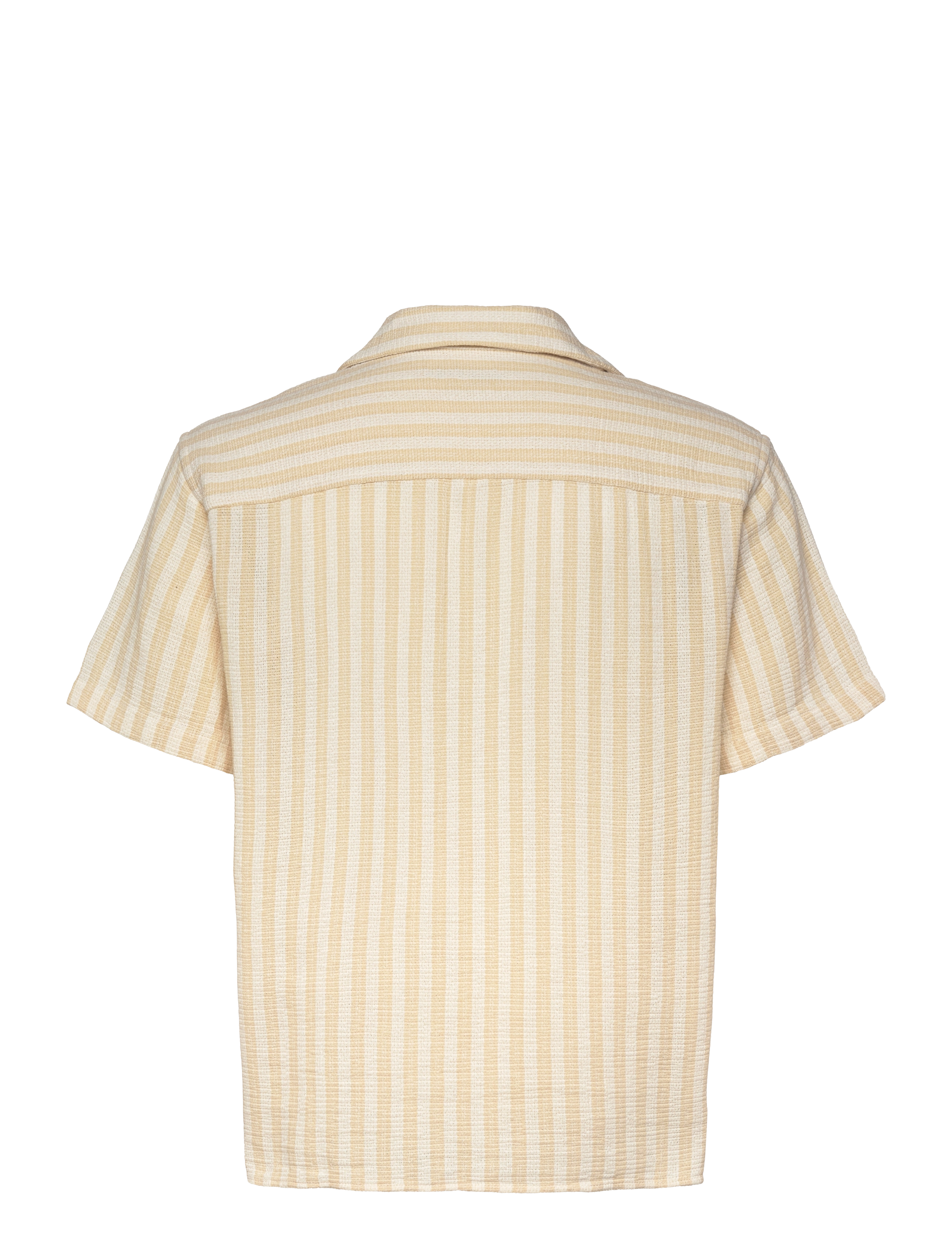 Jack & Jones - JJECOBA STRIPE RESORT SHIRT SS SN - kortærmede skjorter - fields of rye - 2