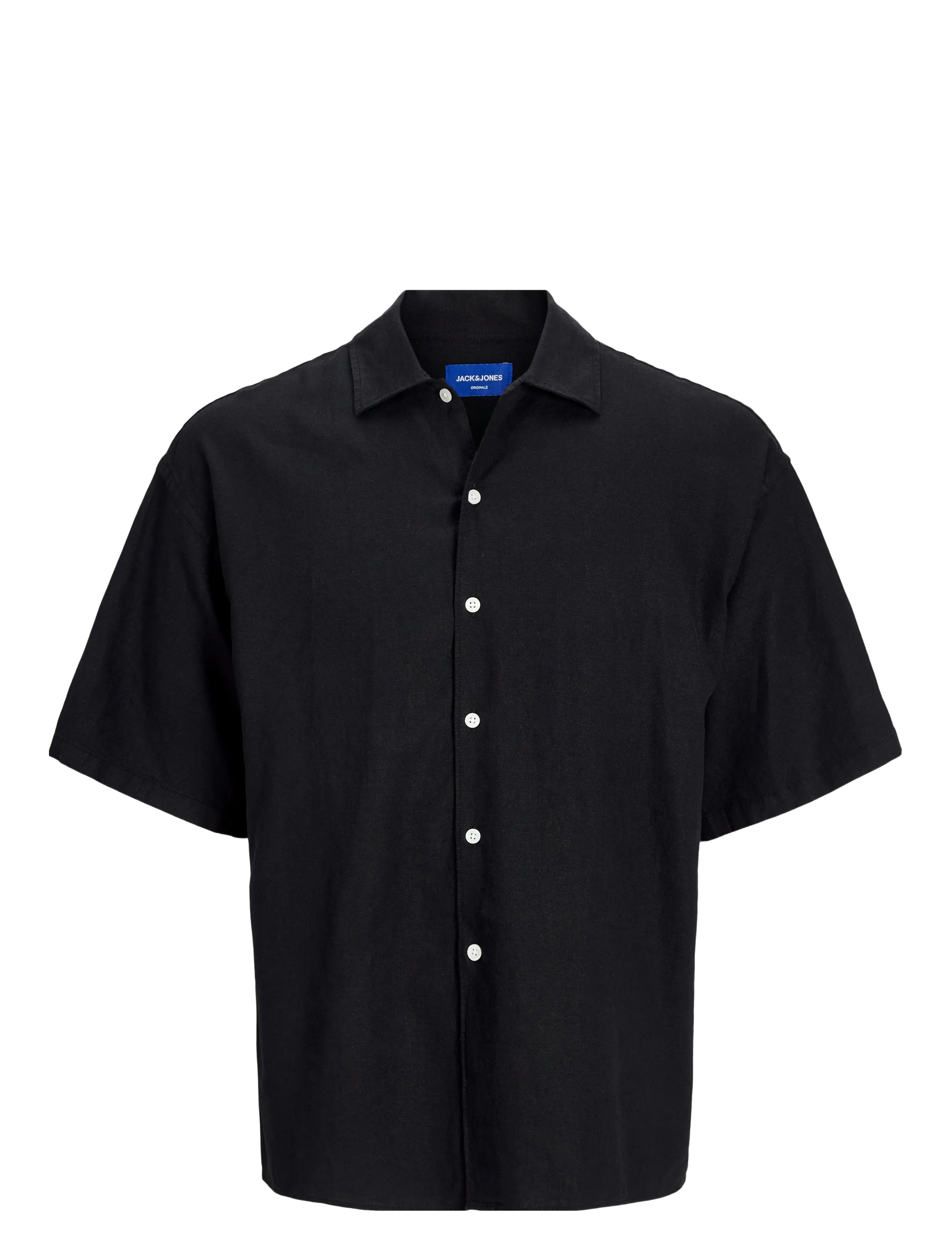 Jack & Jones JORPAROS OVERSIZED SHIRT SS - Jack & Jones - BLACK / black