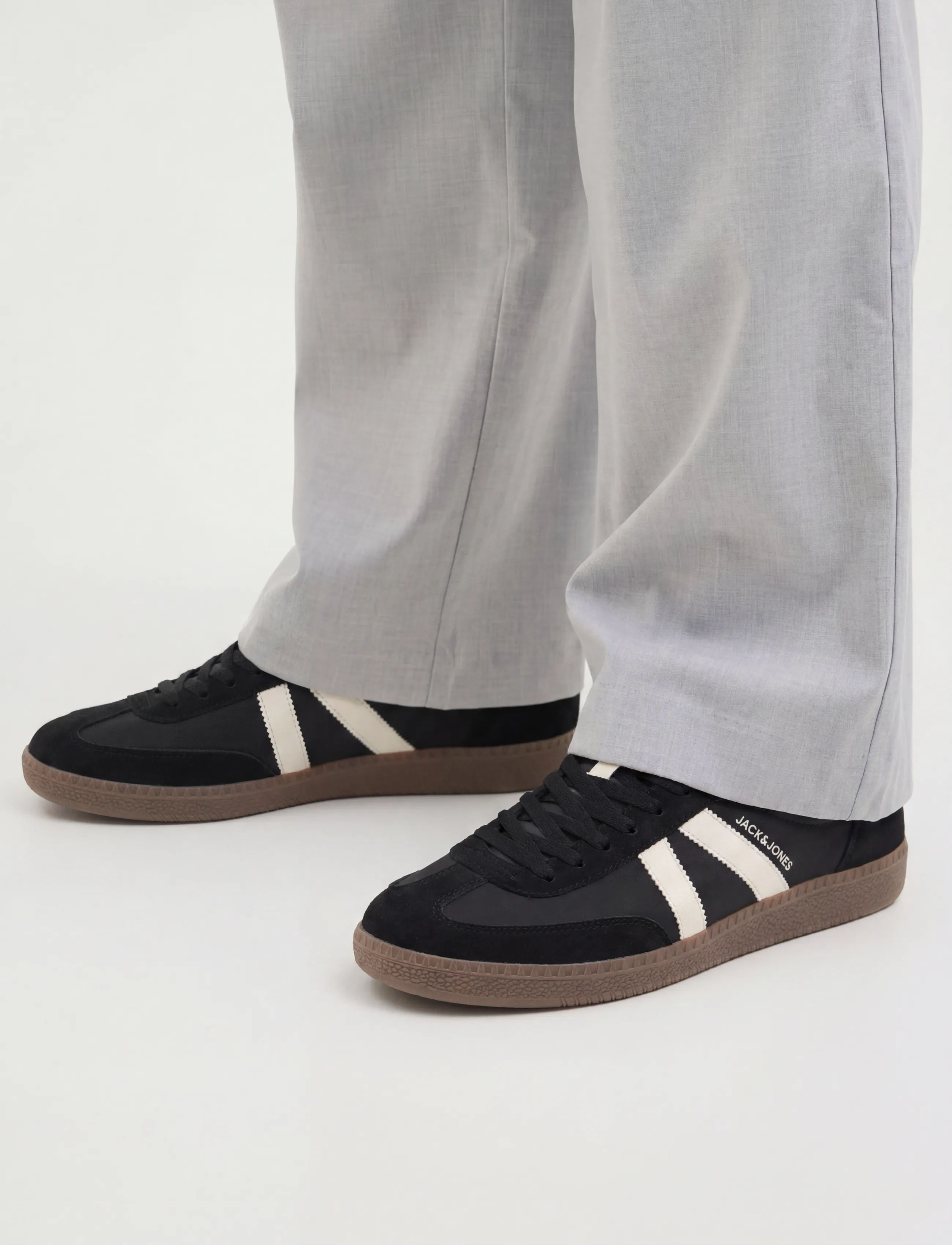 Jack & Jones Jfwkirk Sneaker, Mænd, Lave Sneakers, Sort, Str: 46