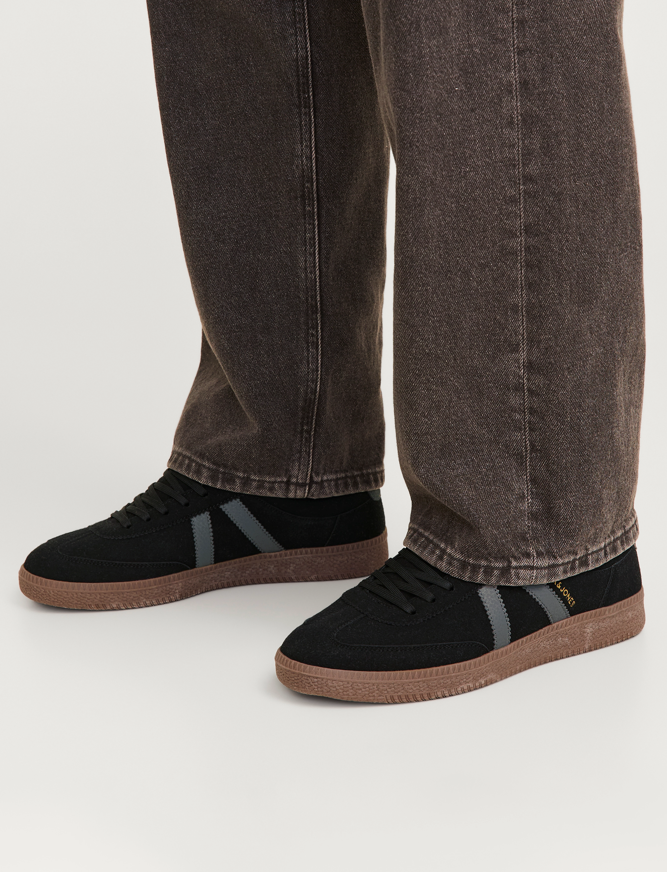 Jack & Jones Jfwkirk Sneaker, Mænd, Lave Sneakers, Sort, Str: 43