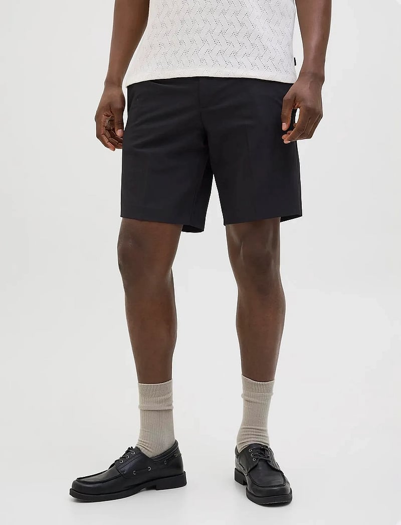 Jack & Jones - JPSTACE LEO CHINO SHORTS SRT SN - „chino“ stiliaus šortai - black - 0