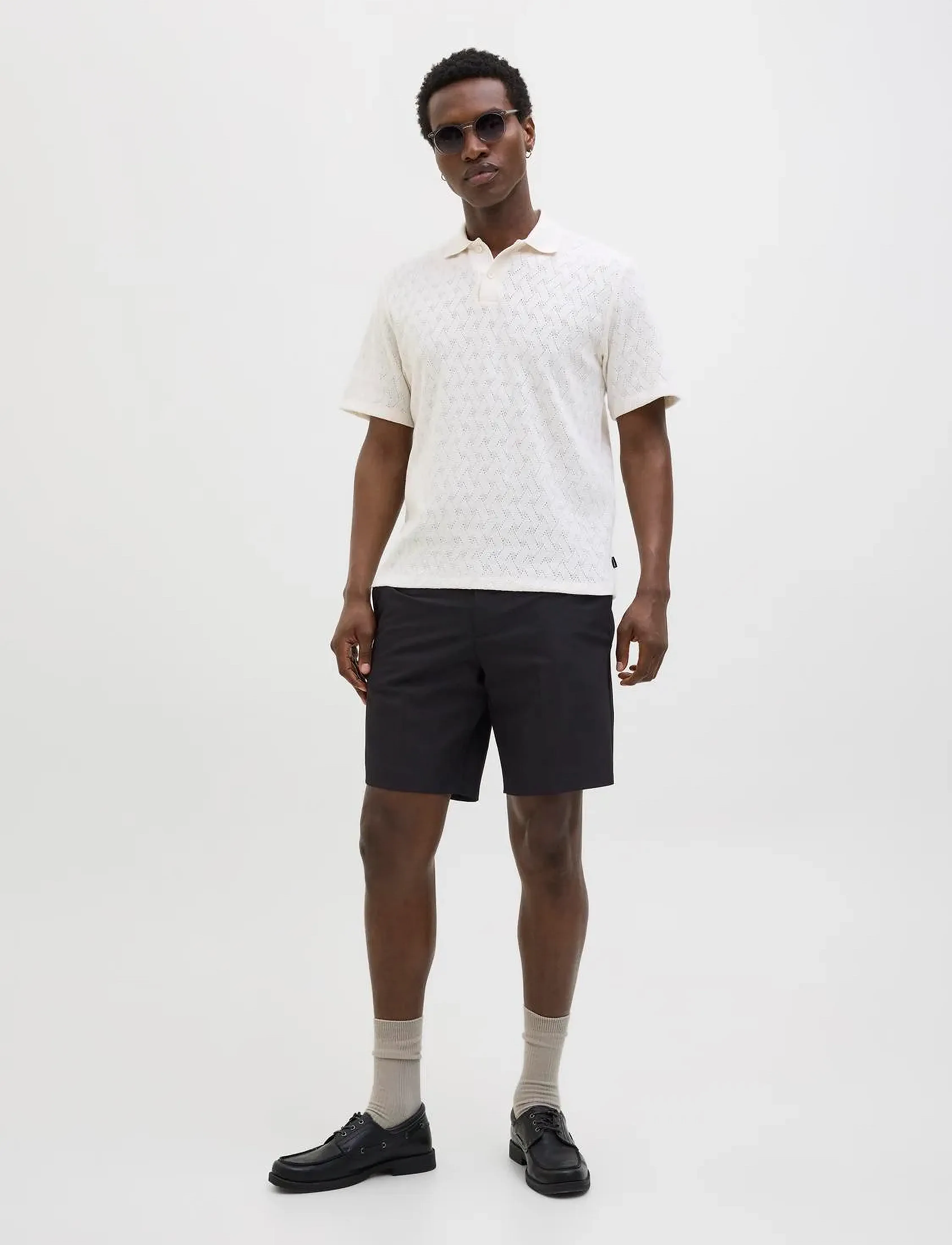 Jack & Jones - JPSTACE LEO CHINO SHORTS SRT SN - chino-stuttbuxur - black - 5