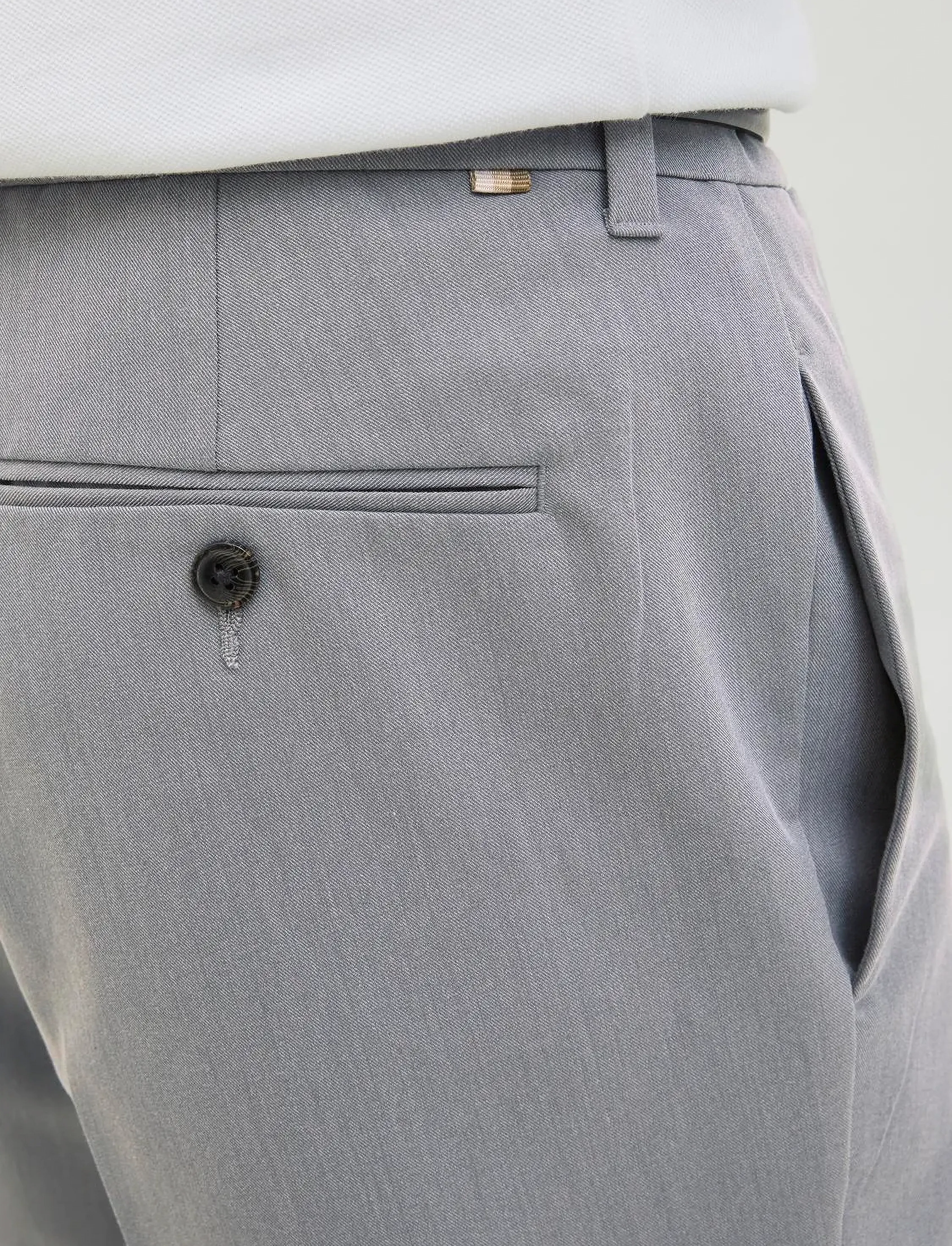 Jack & Jones - JPSTACE LEO CHINO SHORTS SRT SN - chinos shorts - grey melange - 3