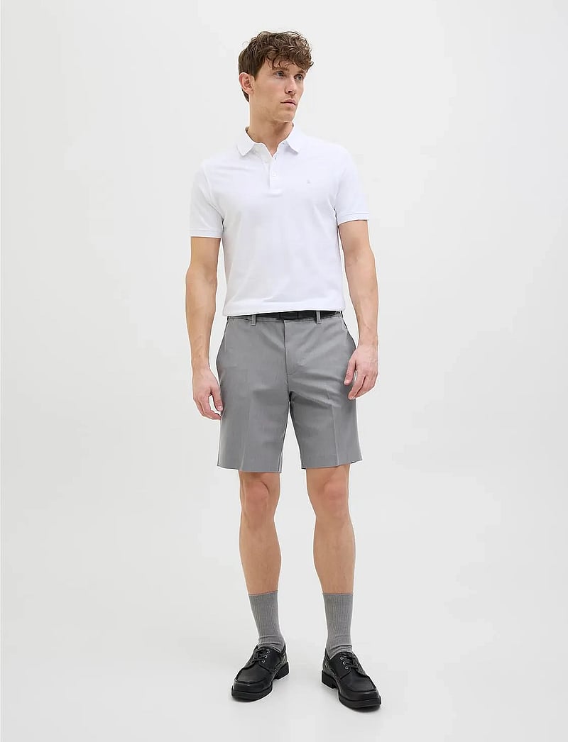 Jack & Jones - JPSTACE LEO CHINO SHORTS SRT SN - chinos shorts - grey melange - 5