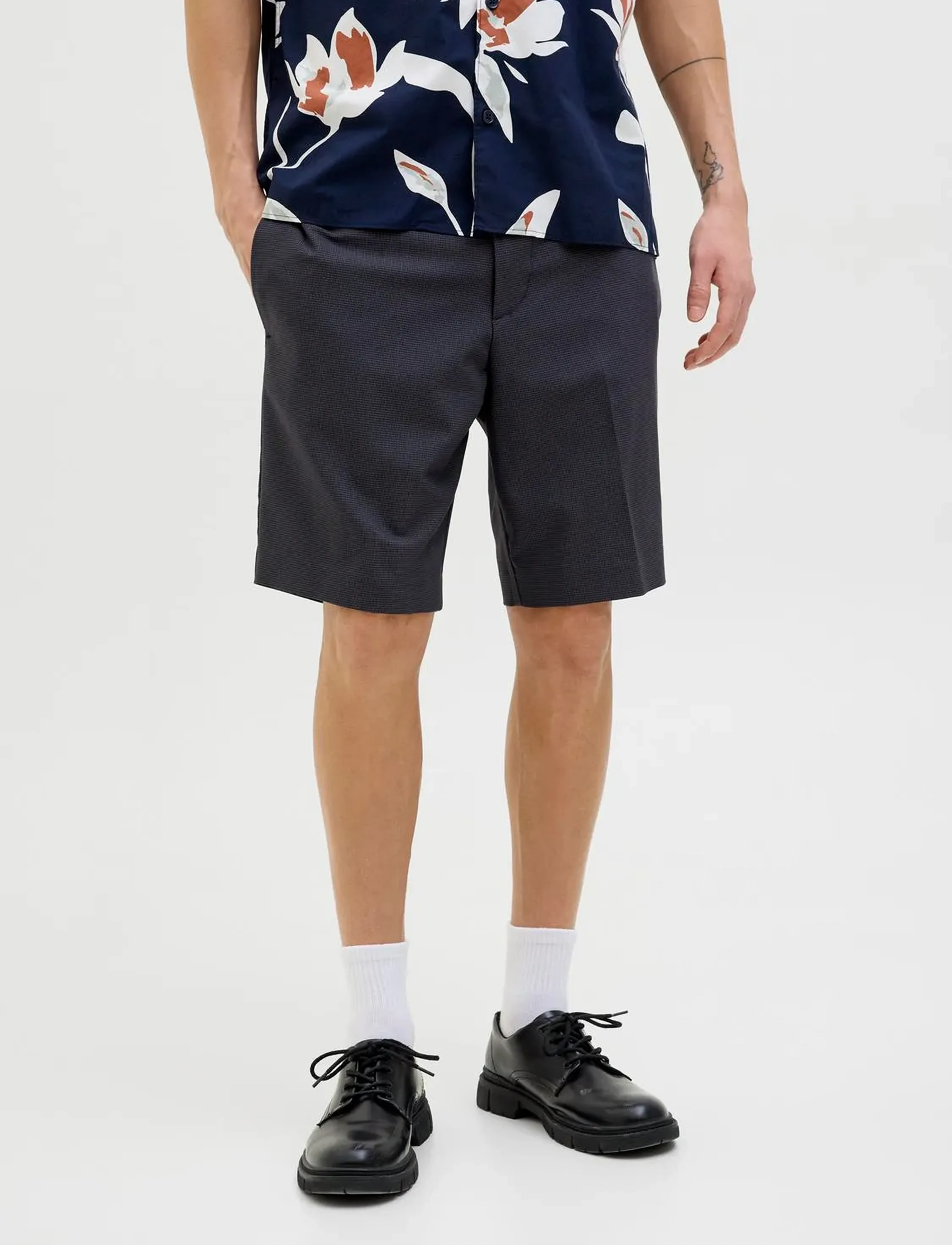 Jack & Jones JPSTACE LEO CHINO SHORTS SRT SN - Short - INDIA INK / navy